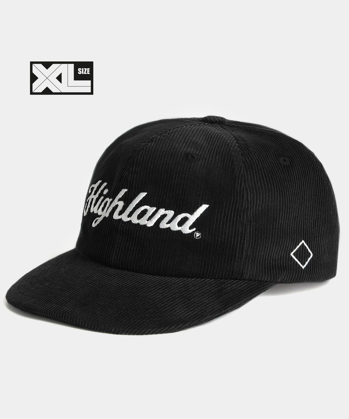 플래토(PLATEAU) 빅사이즈 코듀로이캡 XL HIGH CODU CAP BLACK