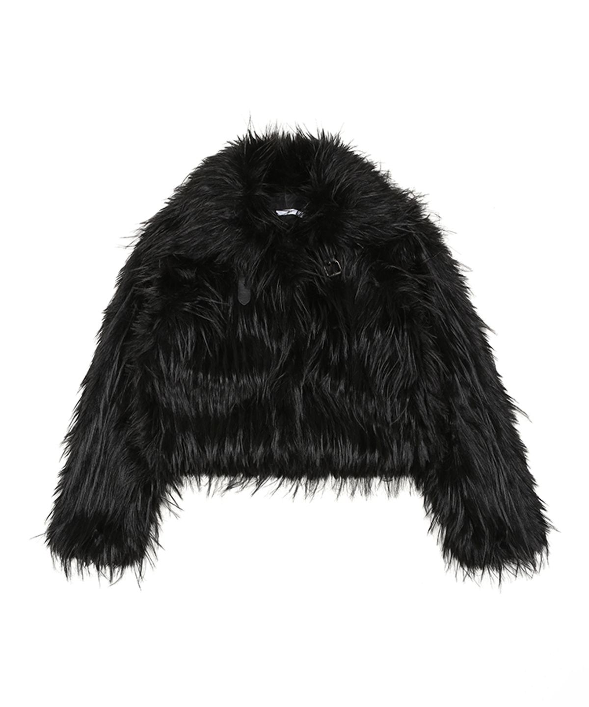 어니브(ANIV) FUR JACKET BLACK