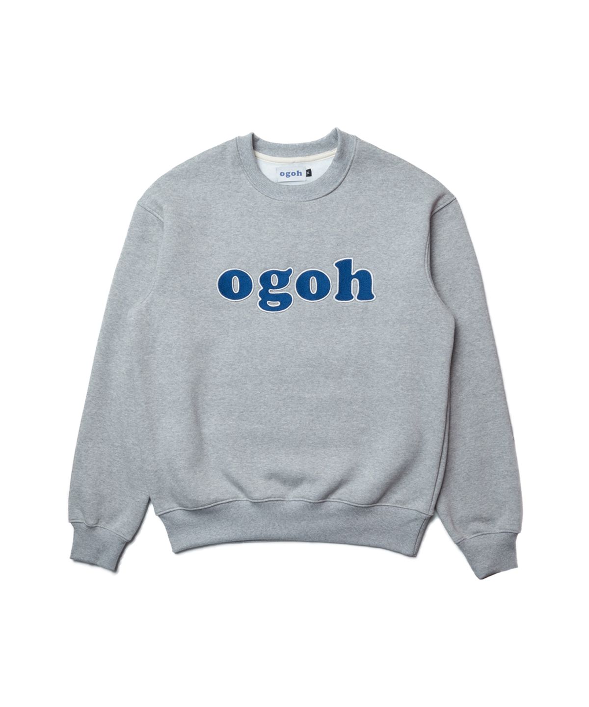 돈애스크마이플랜(DAMP) OGOH 시그니처 로고 스웻셔츠 메란지 그레이