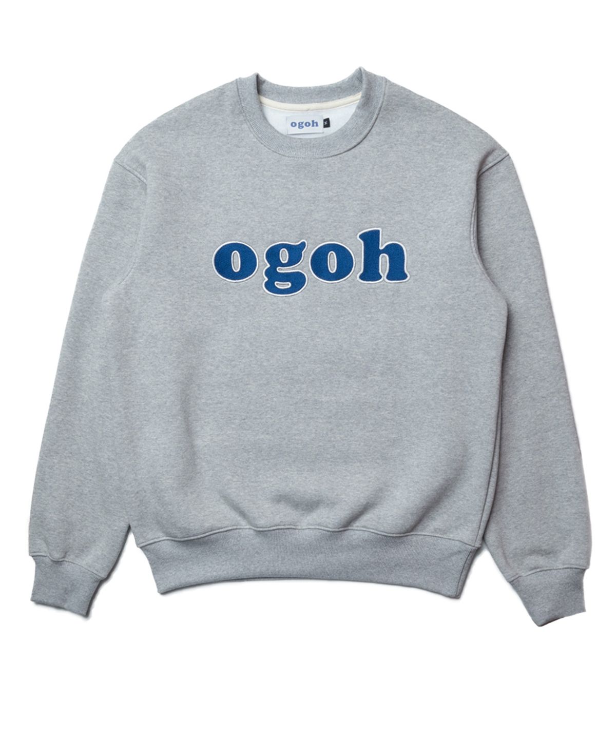 돈애스크마이플랜(DAMP) OGOH 시그니처 로고 스웻셔츠 메란지 그레이