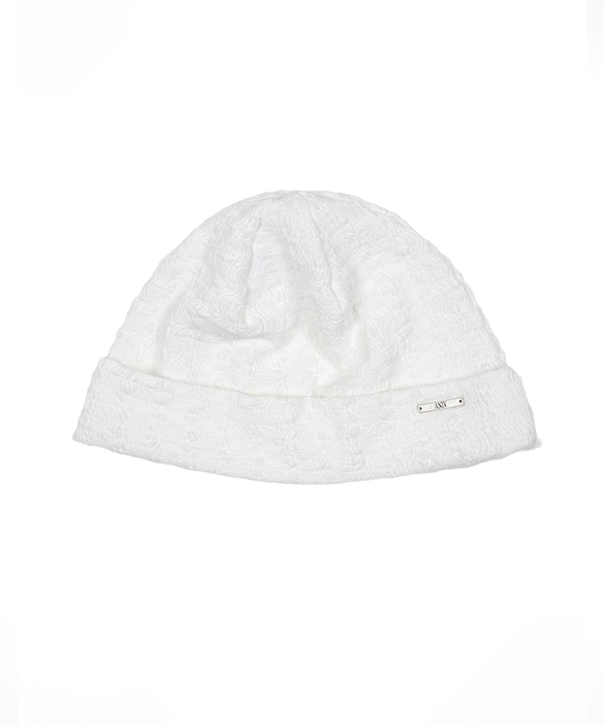 어니브(ANIV) SIMPLE LACE BEANIE WHITE
