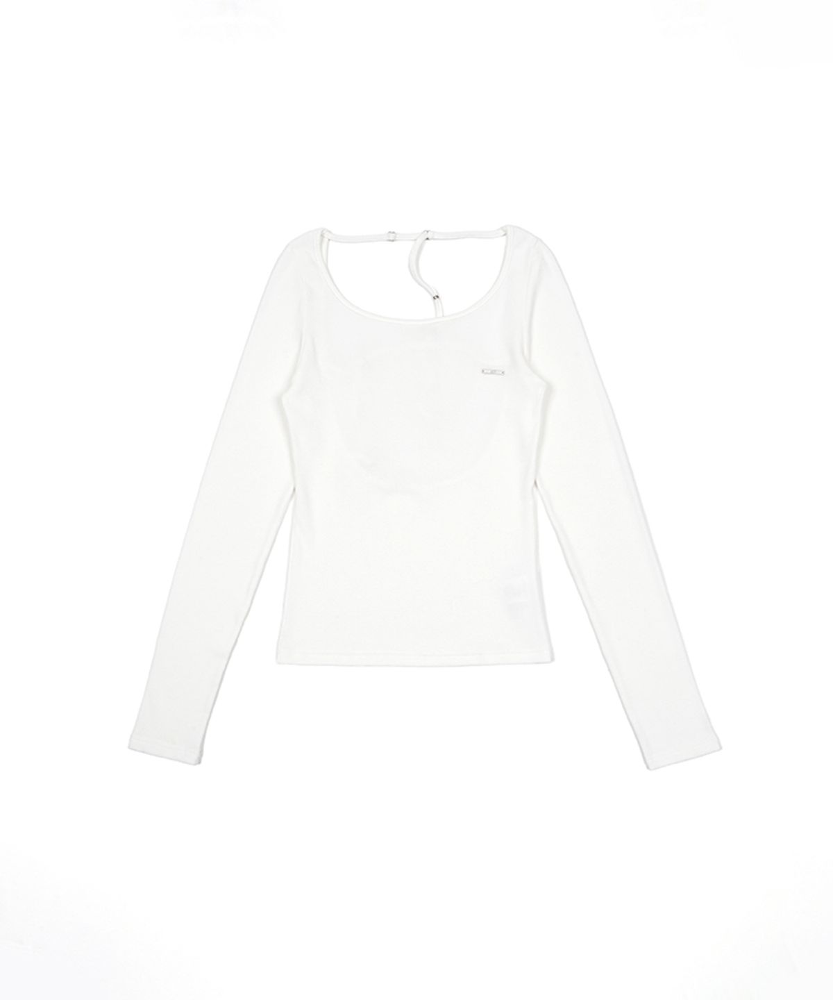 어니브(ANIV) BACKLESS BIZ STRAP T-SHIRT WHITE