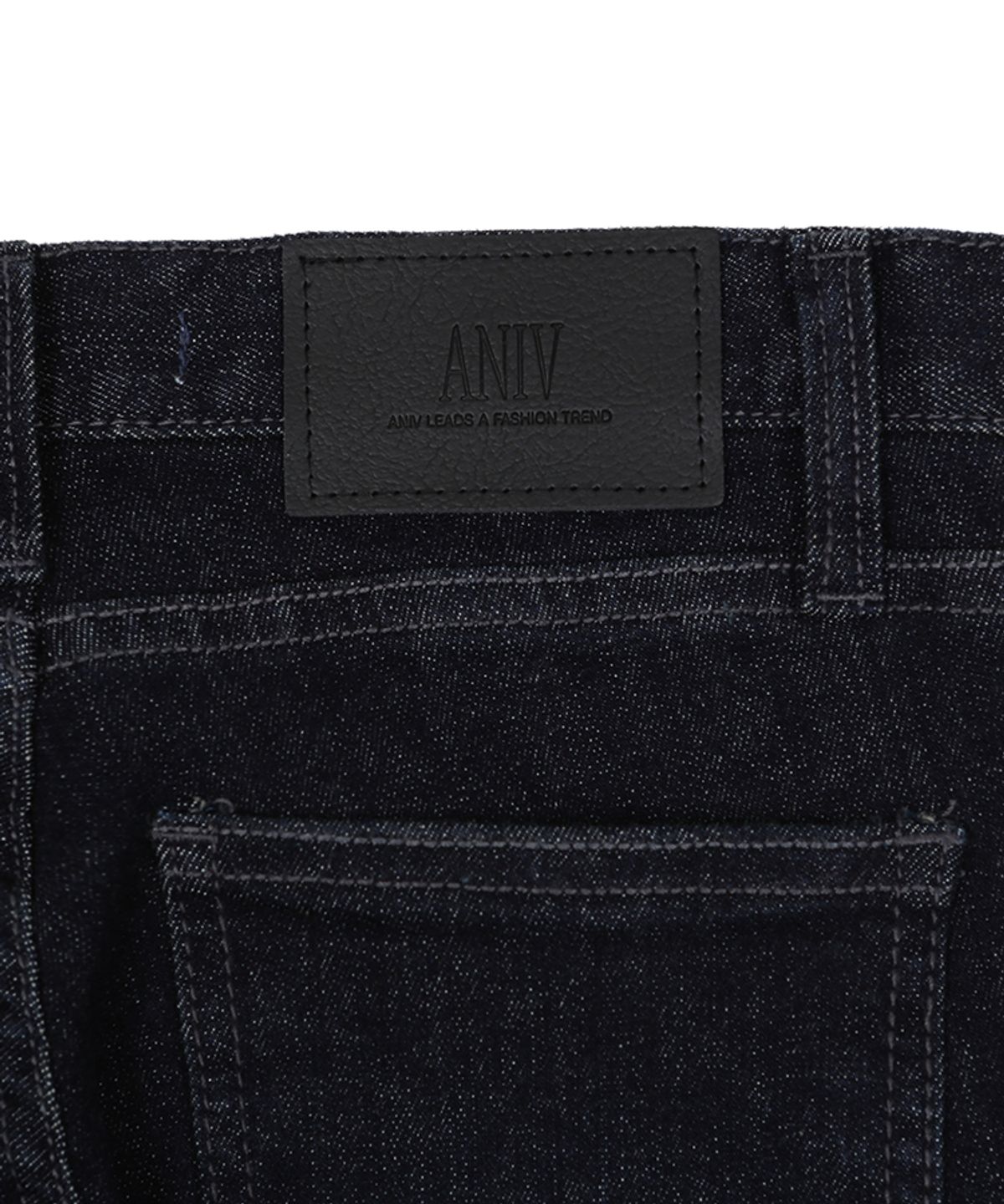 어니브(ANIV) VINTAGE WASHING BOOTS CUT PANTS DEEP BLUE