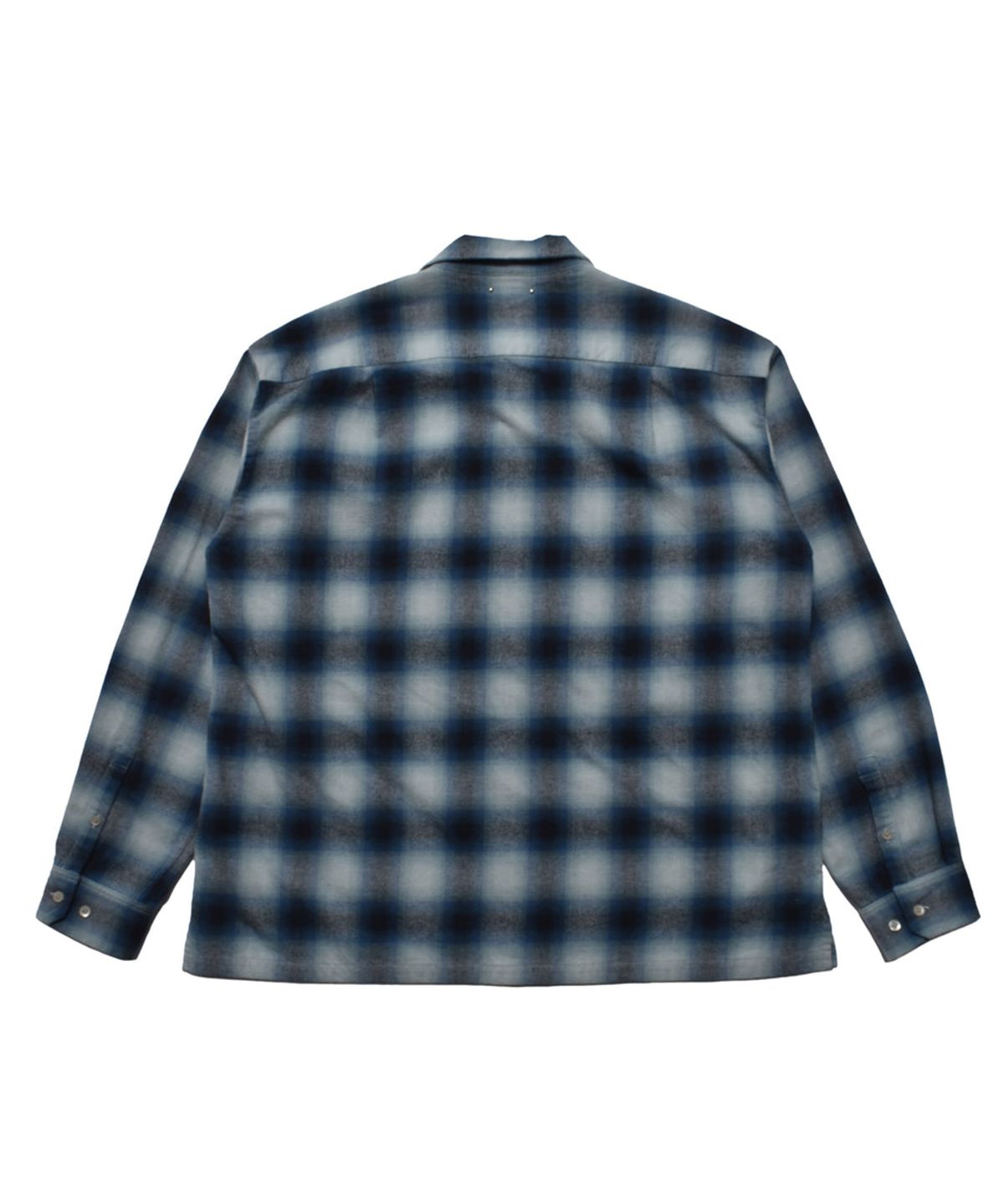 마인데님(MINEDENIM) C.Flannel Ombre Open Collar SH - BPT