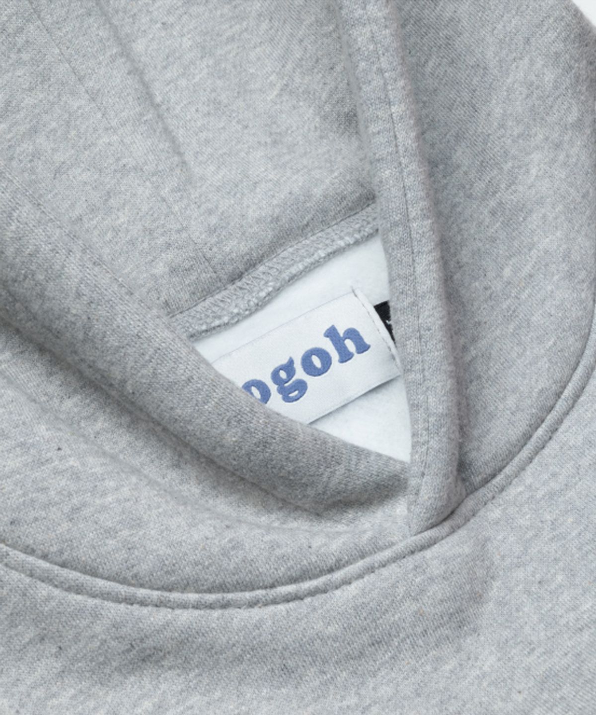 돈애스크마이플랜(DAMP) OGOH 시그니처 로고 후드 미드나잇 메란지 그레이