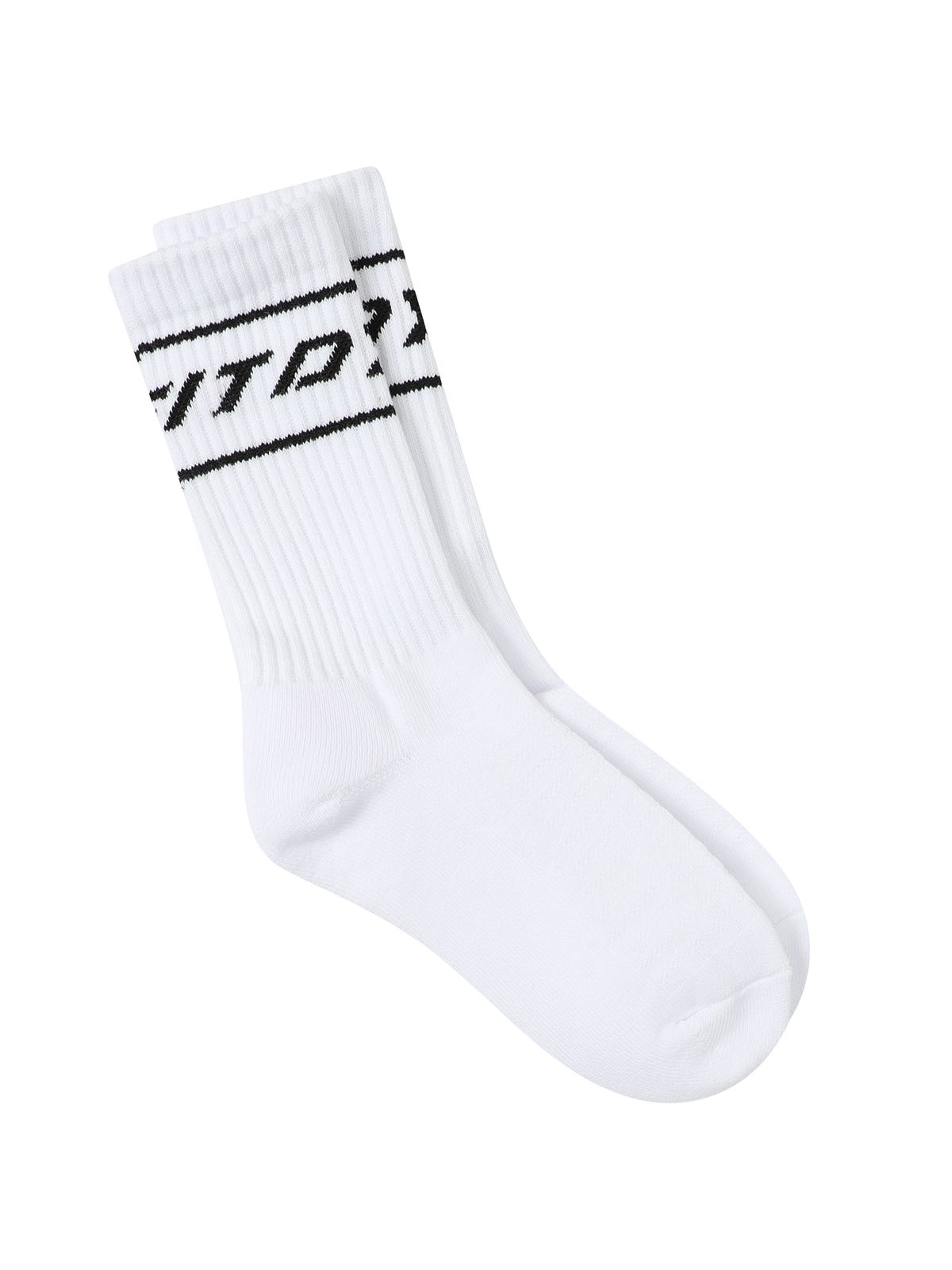 다이나핏(DYNAFIT) 트레이닝 스트라이프 빅워딩 크루삭스_White YUA26S10W2