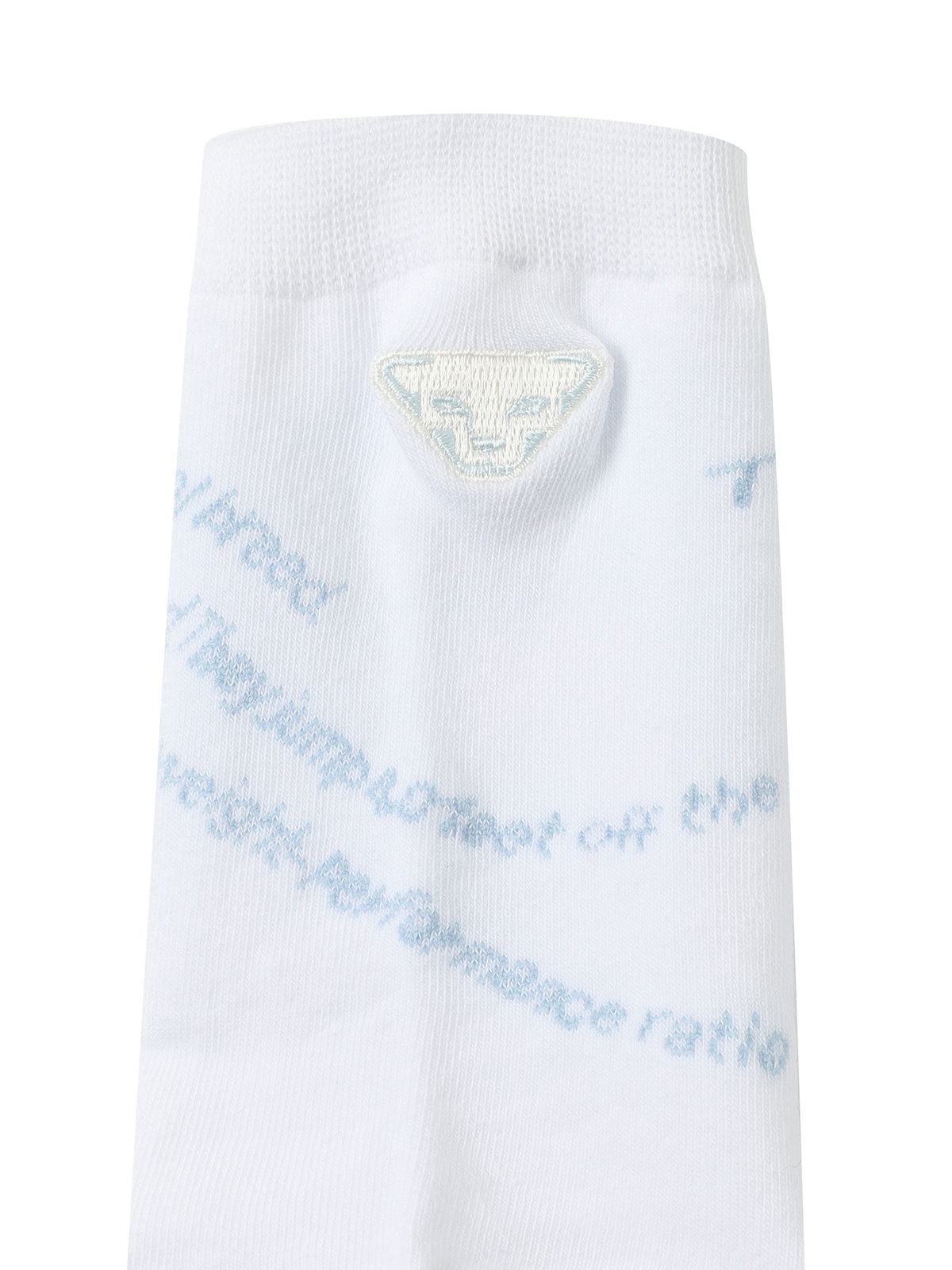 다이나핏(DYNAFIT) WOMEN 레터링 크루삭스_Off White YWA26S16W3