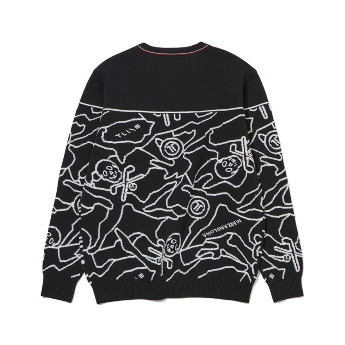 마크앤로나(MARK&LONA) M T-LINE CAMO JQD KNIT CREW LS1XB71M