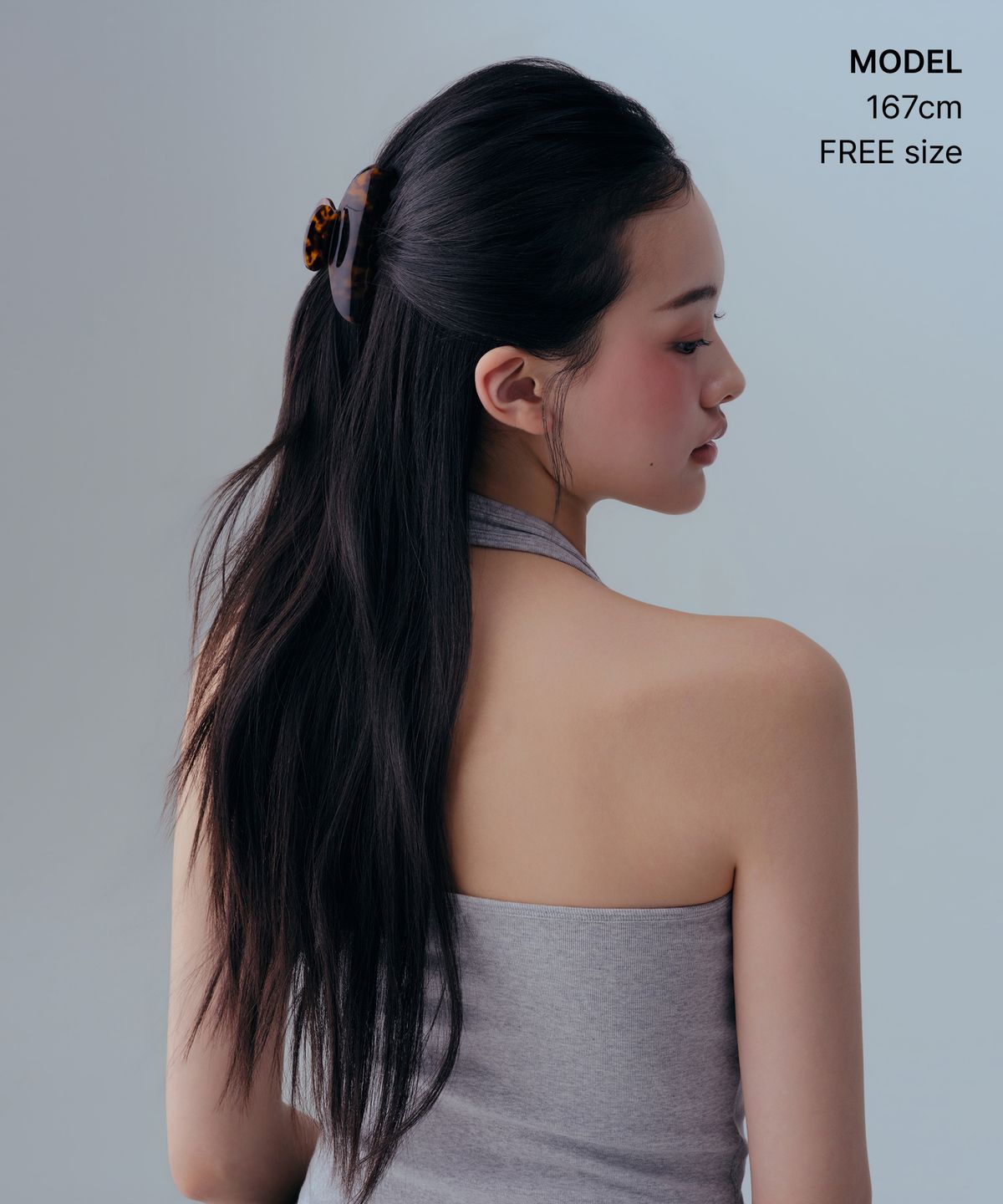 무신사 스탠다드 우먼(MUSINSA STANDARD WOMAN) 우먼즈 헤어 클로 클립_미디엄 [브라운 토터스 쉘]