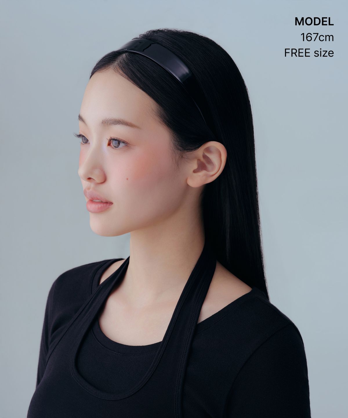 무신사 스탠다드 우먼(MUSINSA STANDARD WOMAN) 우먼즈 하드 헤드밴드_25mm [블랙]