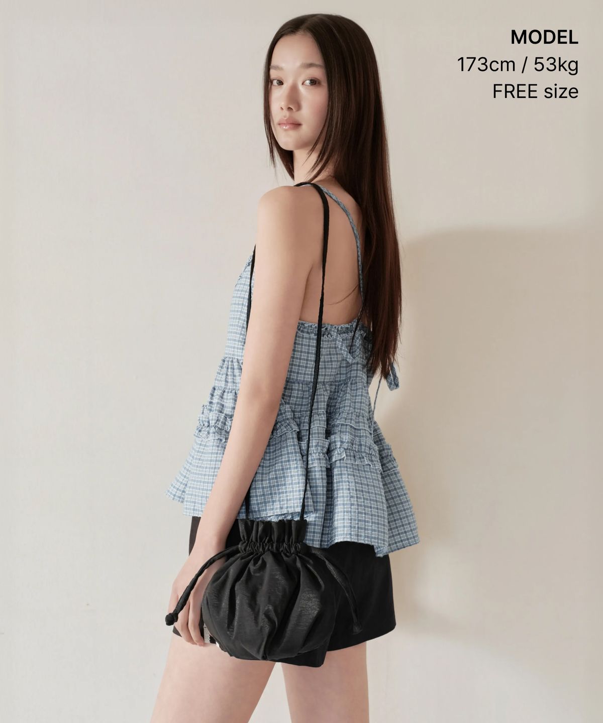 무신사 스탠다드 우먼(MUSINSA STANDARD WOMAN) 우먼즈 브라이트 미니 파우치백 [블랙]
