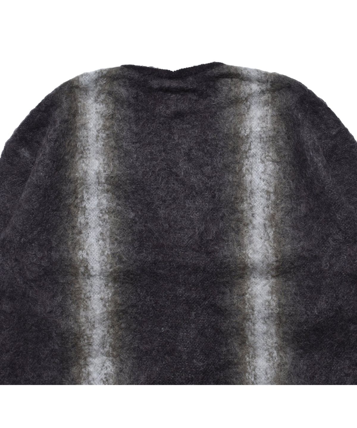 마인데님(MINEDENIM) Fuzzy Stripe Mohair Knit Cardigan - BLT