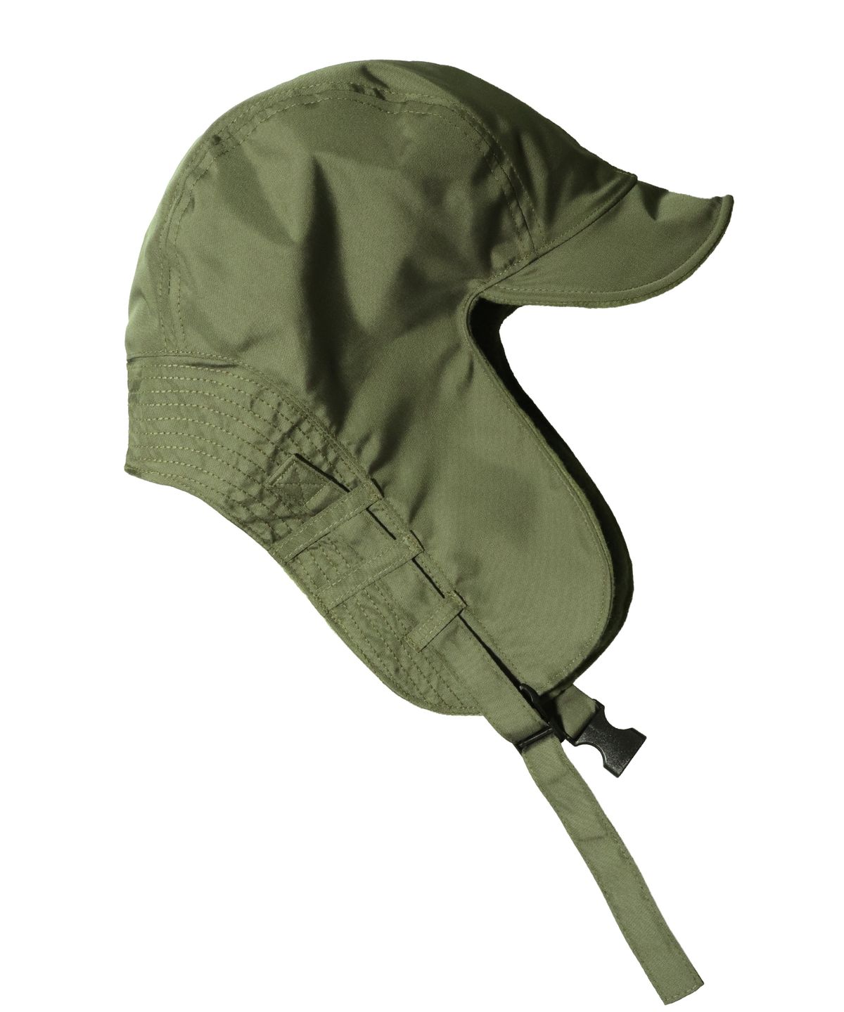 슬리피슬립(SLEEPYSLIP) N.25 F/W REVERSIBLE SATIN KHAKI TROOPER HAT