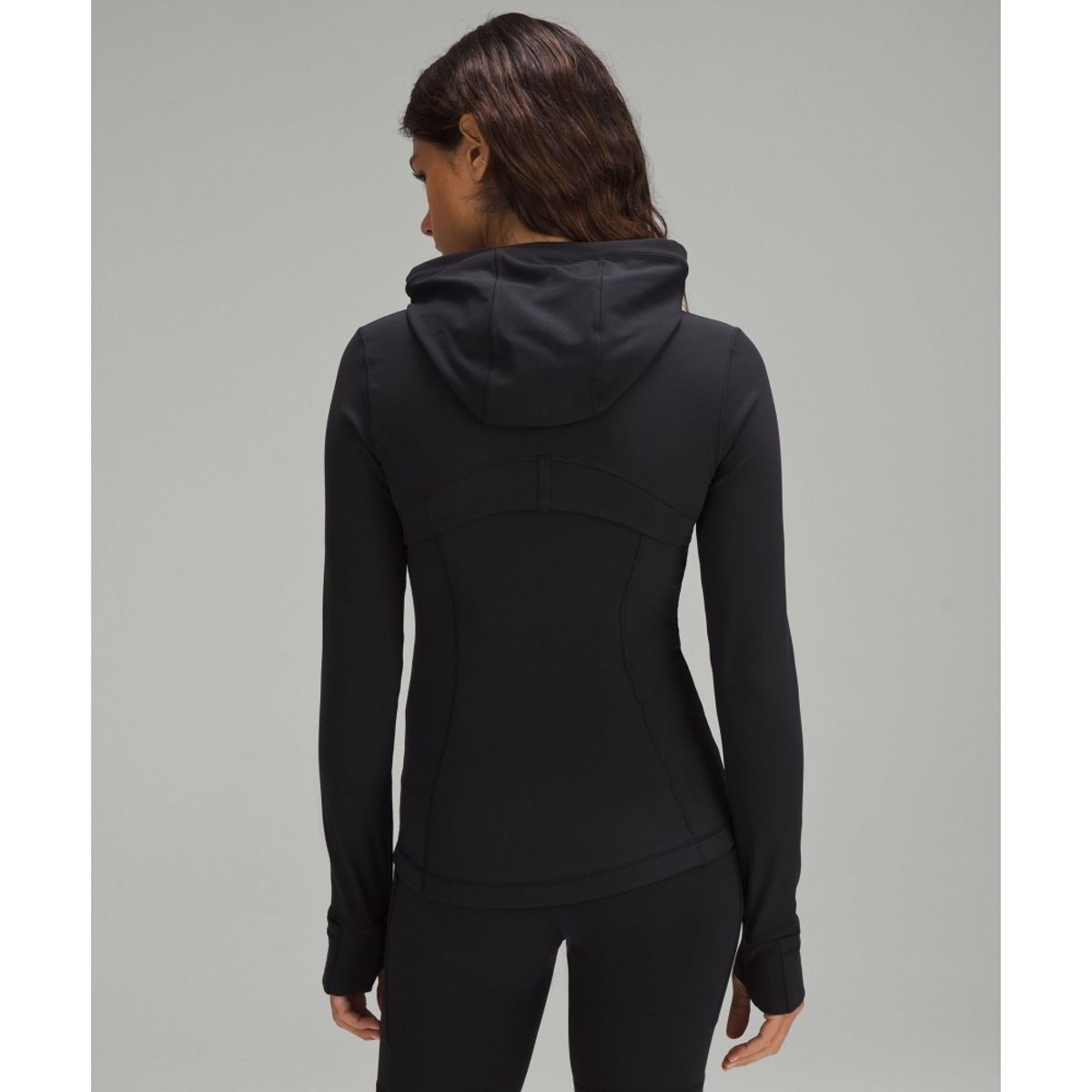 룰루레몬(LULULEMON) 후드 디파인 재킷 메쉬 벤트 *Nulu  BLK