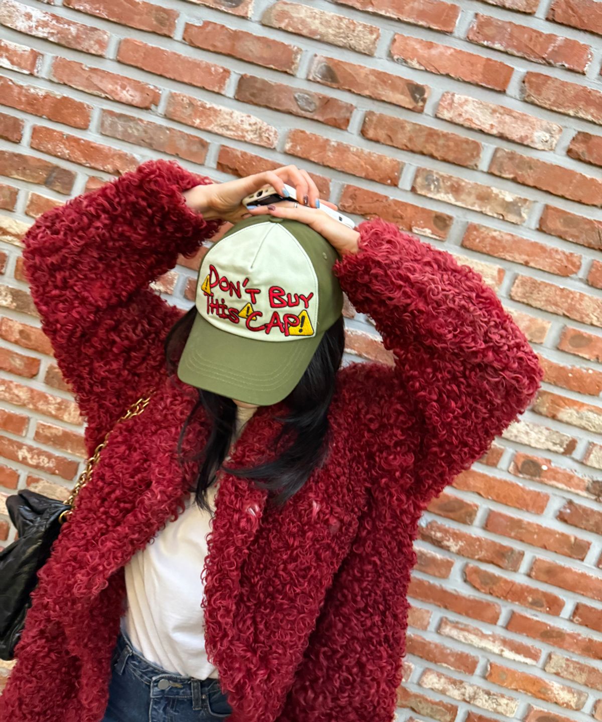 윤 애(YOON AE) DBTC 5panel ball cap (Olive Green)
