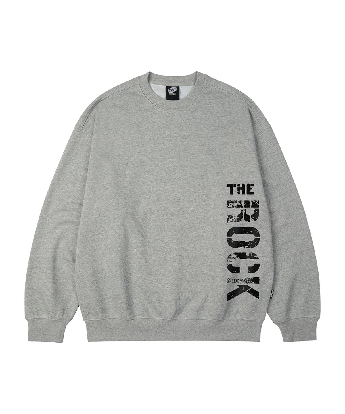 와일드락(WILDROCK) (기모추가) THE ROCK 오버핏 맨투맨_4 COL