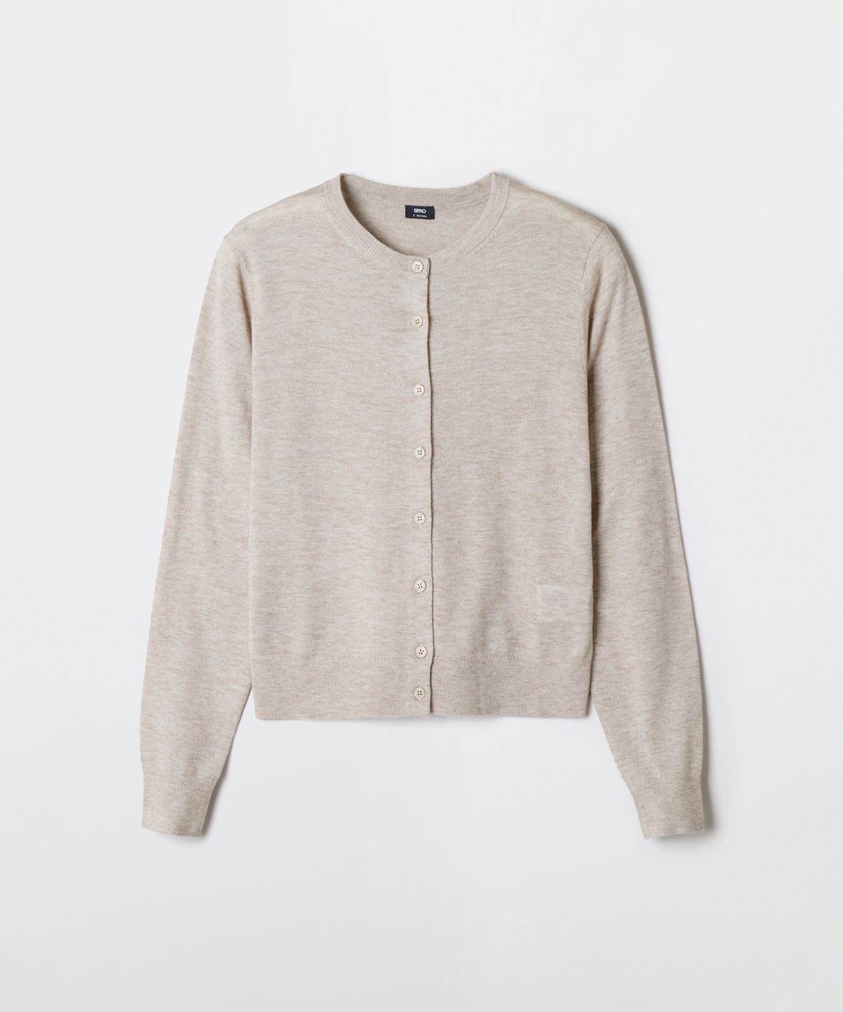 스파오(SPAO) [메리노울블렌드] 여성 라운드넥 카디건_SPCKG23WS1
