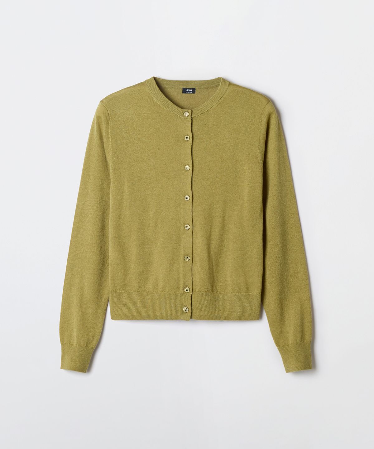 스파오(SPAO) [메리노울블렌드] 여성 라운드넥 카디건_SPCKG23WS1