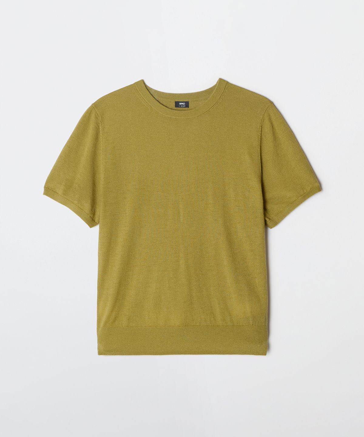 스파오(SPAO) [메리노울블렌드] 여성 라운드넥 반팔 니트_SPKWG23WS1