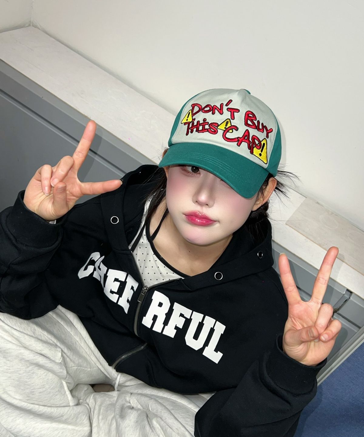 윤 애(YOON AE) DBTC 5panel ball cap (Transformative Teal)