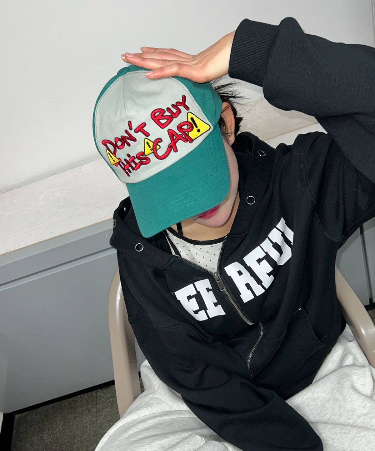 윤 애(YOON AE) DBTC 5panel ball cap (Transformative Teal)
