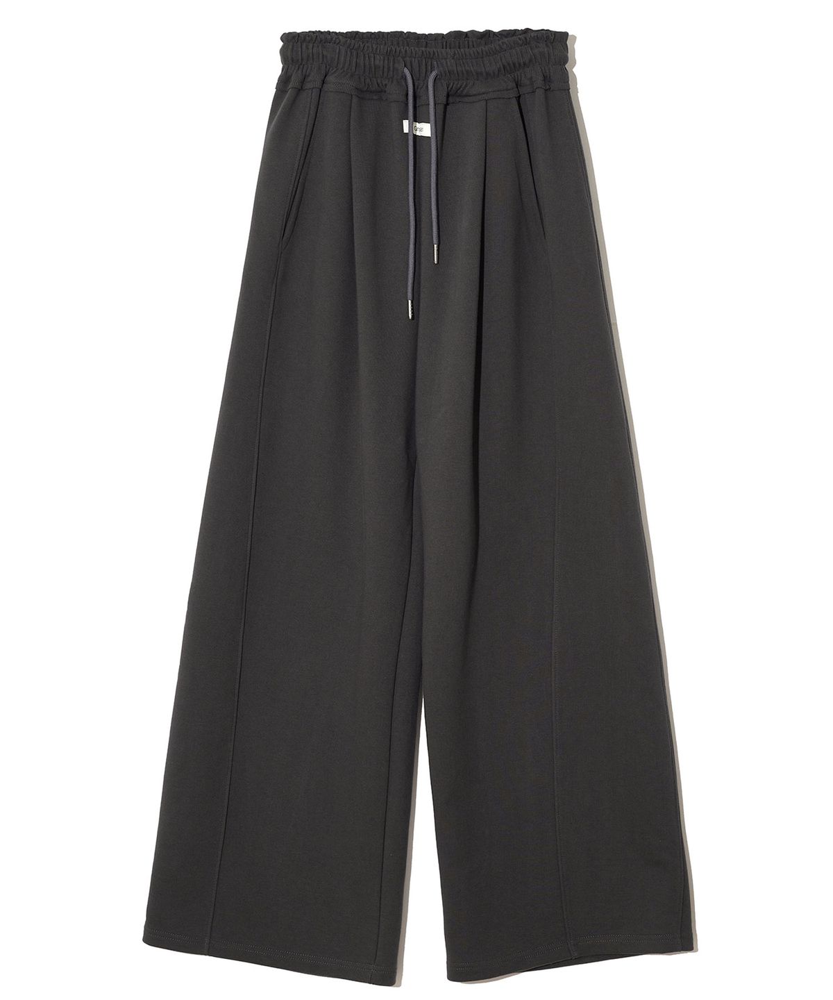 그라스플랜(GRASPLAN) One-Tuck Wide banding Pants_Dark Gray (일반/기모ver.)