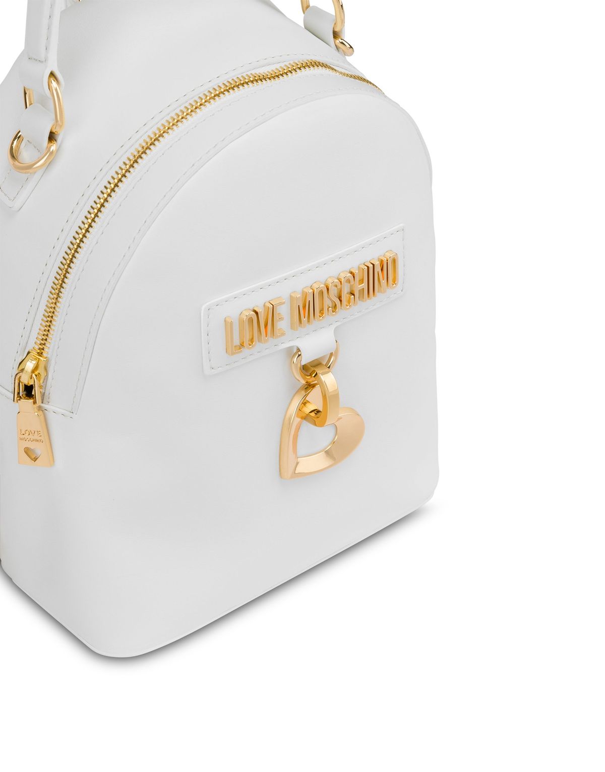 러브 모스키노(LOVE MOSCHINO) 러브 레더 참 미니 백팩