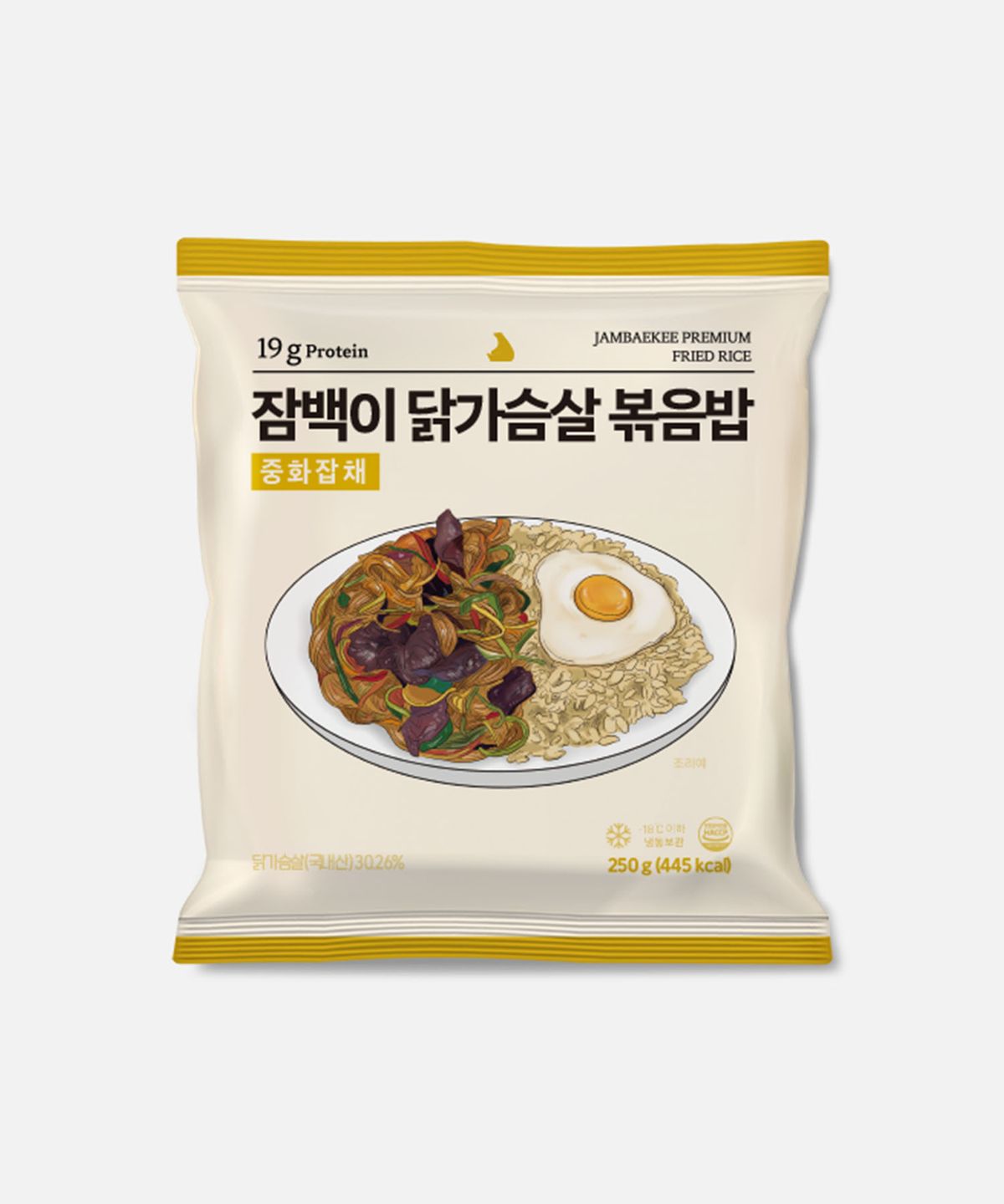 잠백이(JAMBAEKEE) 닭가슴살 볶음밥 250g 야채맛 외 8종 10개입