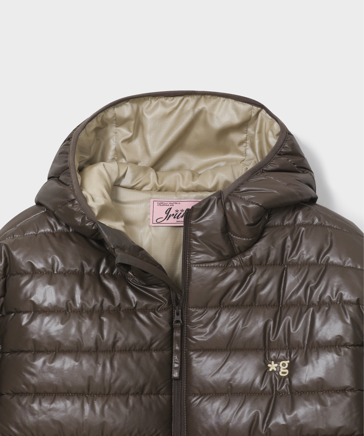 글런든(GRUNDEN) 라이트 푸퍼 재킷 (BROWN)