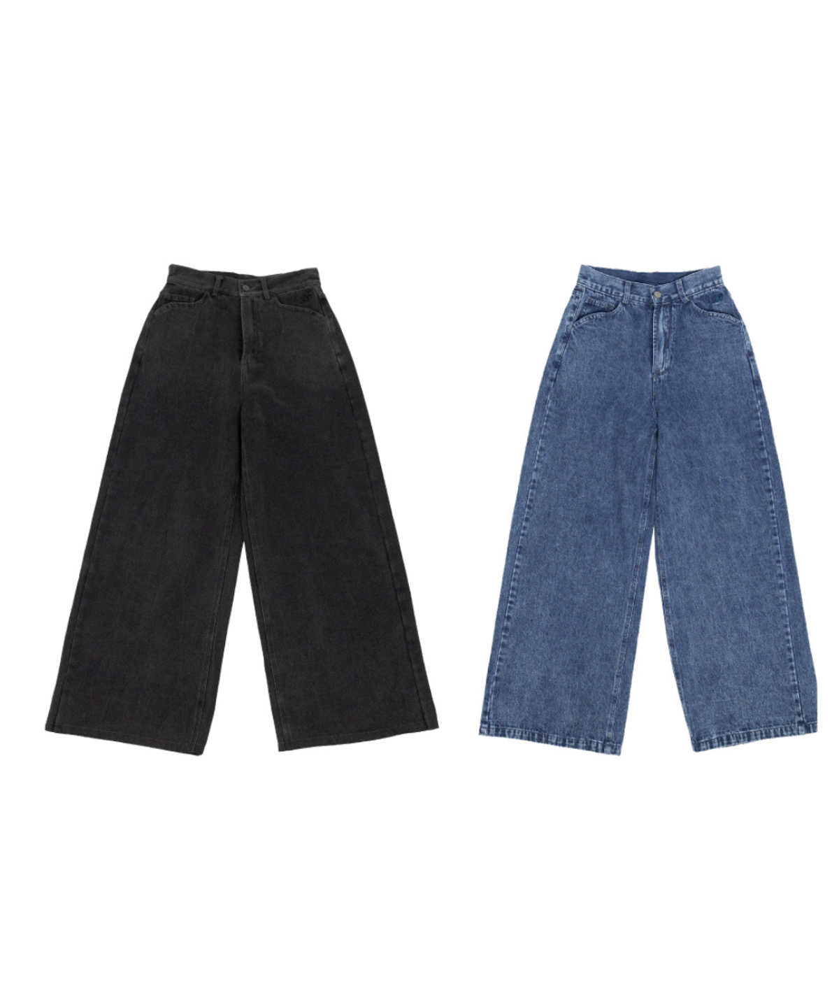 클래씨클럽(CLASSY CLUB) 와이드 레그 데님 팬츠 (PL-denim)