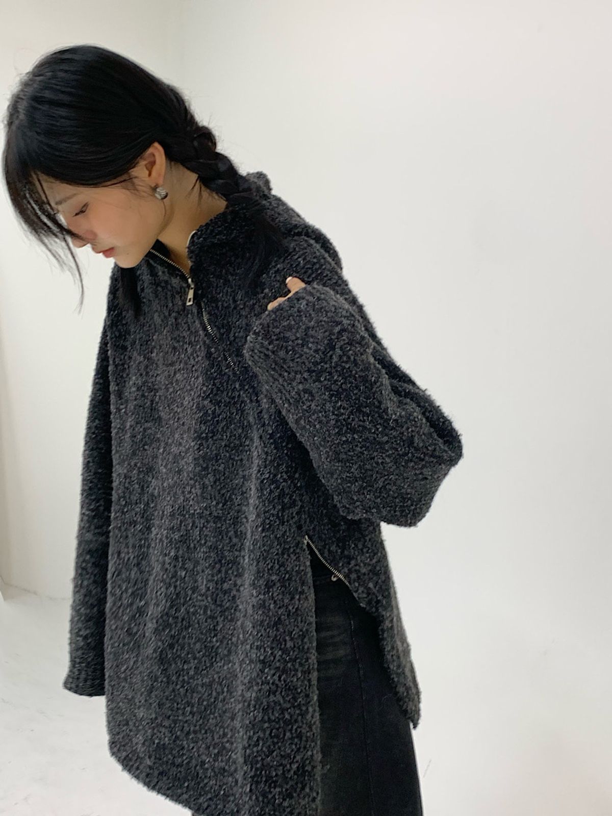 아포엠(APOEM) Side Zip-Up Hood -(2C)