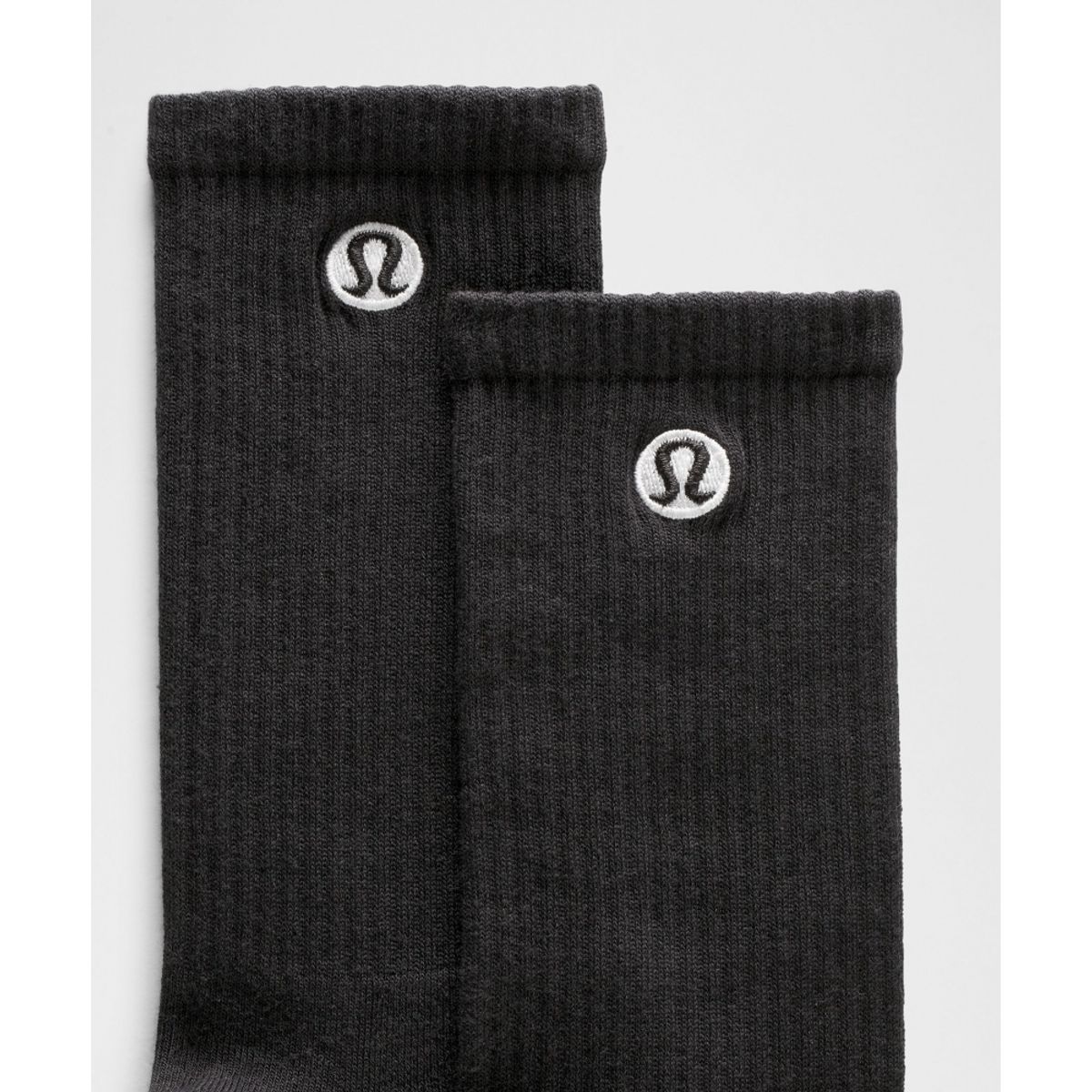 룰루레몬(LULULEMON) 유니섹스 데일리 에센셜 크루 삭스 *3팩  BLK