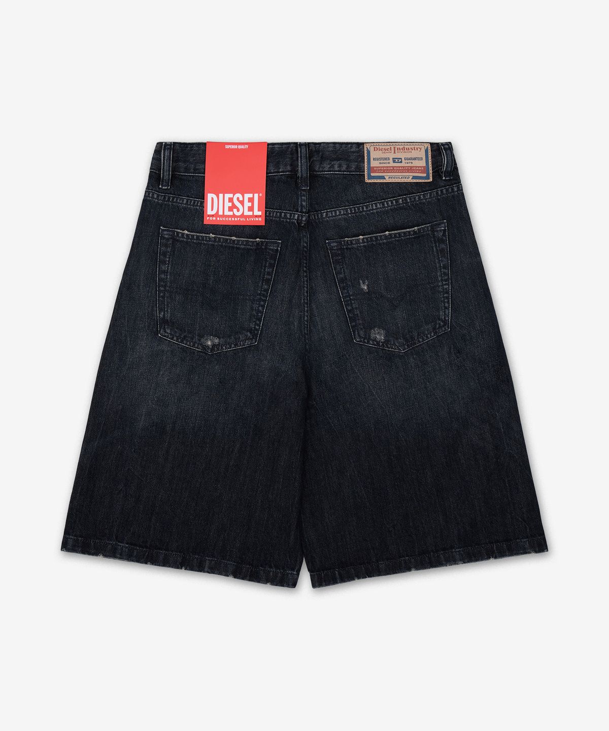 디젤(DIESEL) 디자이어 데님 쇼츠 팬츠 - 다크블루 / A140510ADBZ01