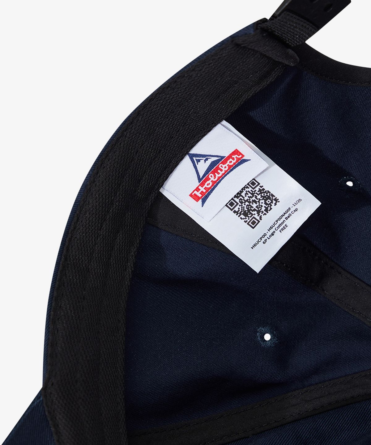 홀루바(HOLUBAR) 6P Logo Cotton Cap Navy
