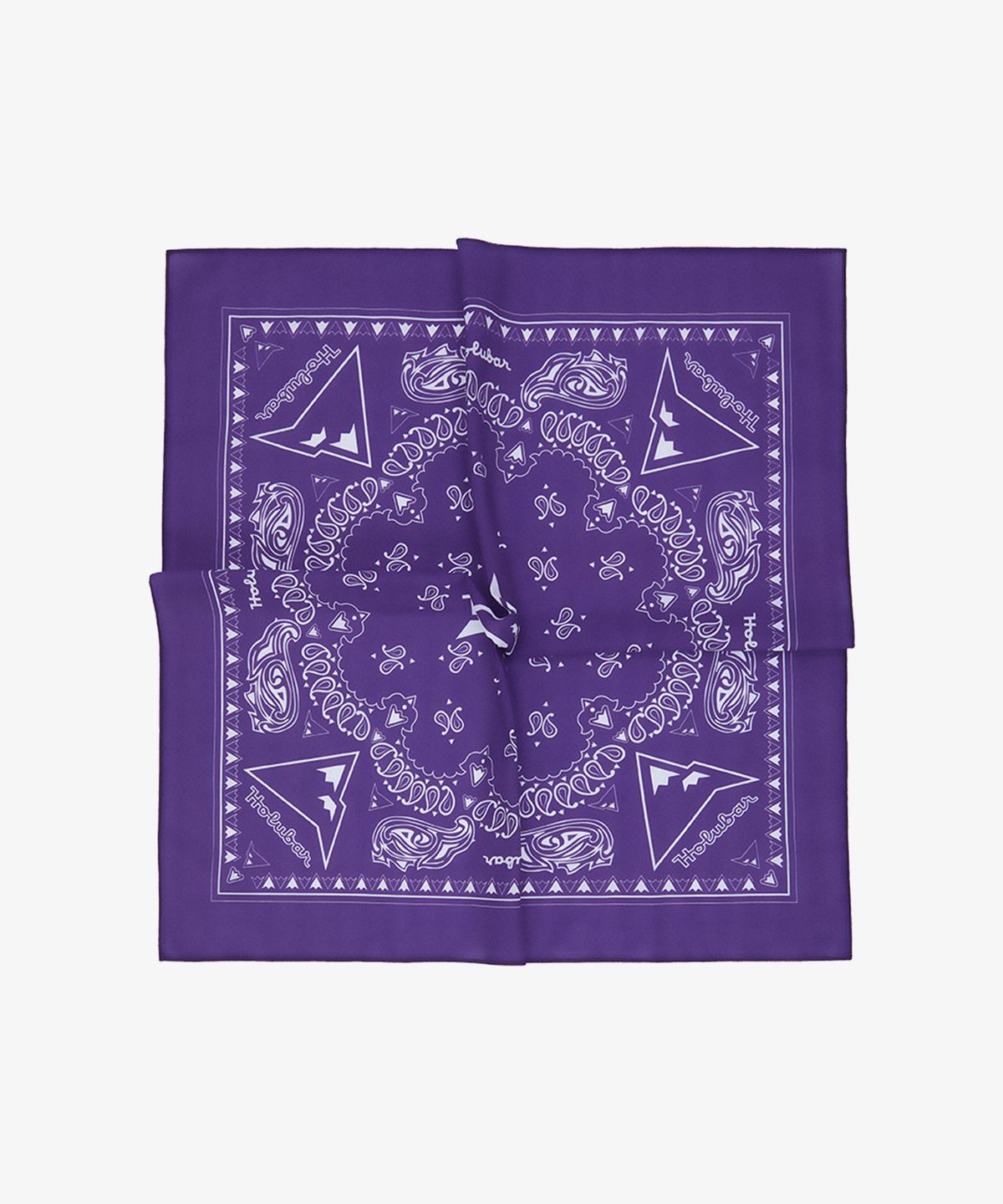 홀루바(HOLUBAR) Mountaineering Logo Bandana Purple