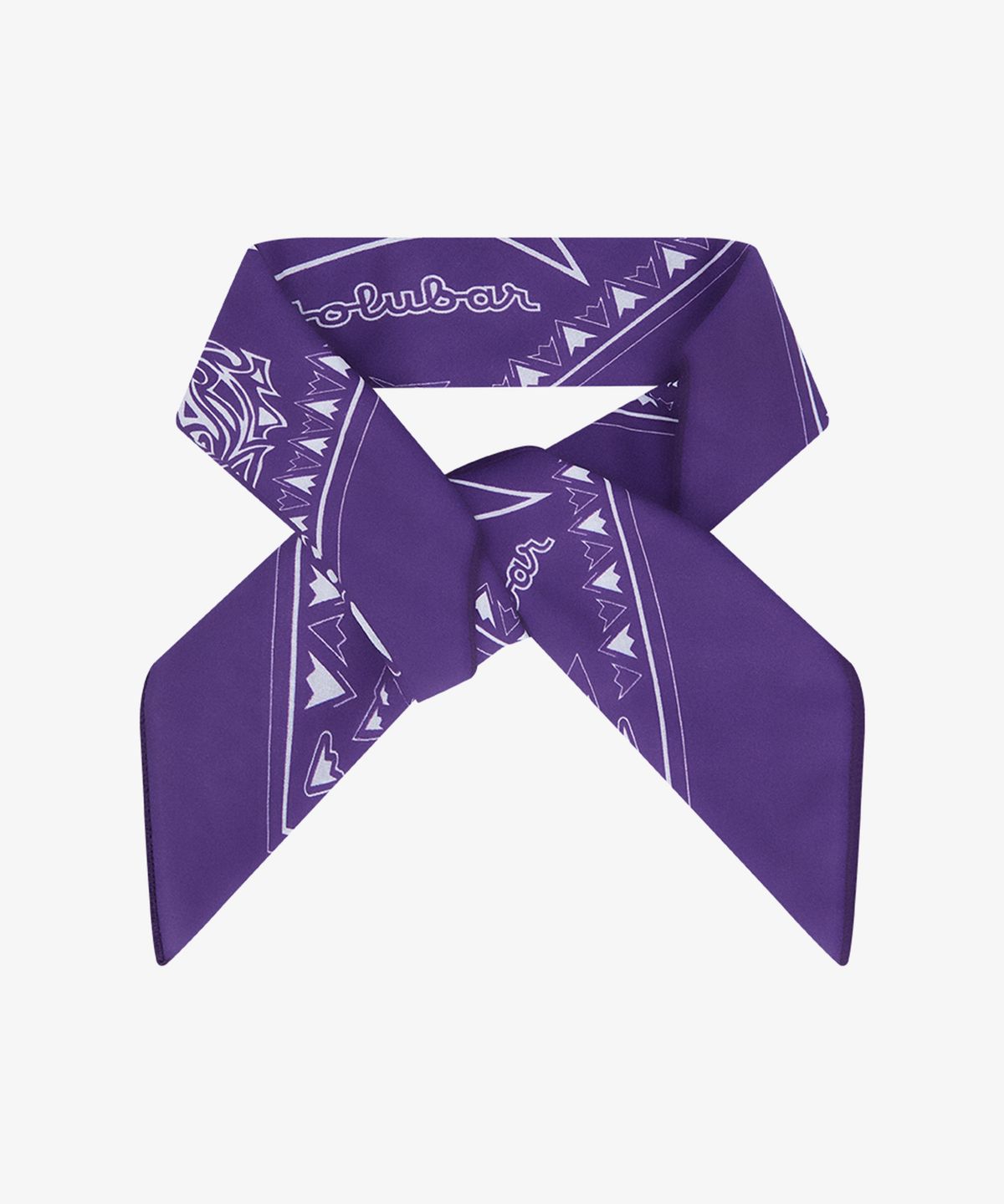 홀루바(HOLUBAR) Mountaineering Logo Bandana Purple