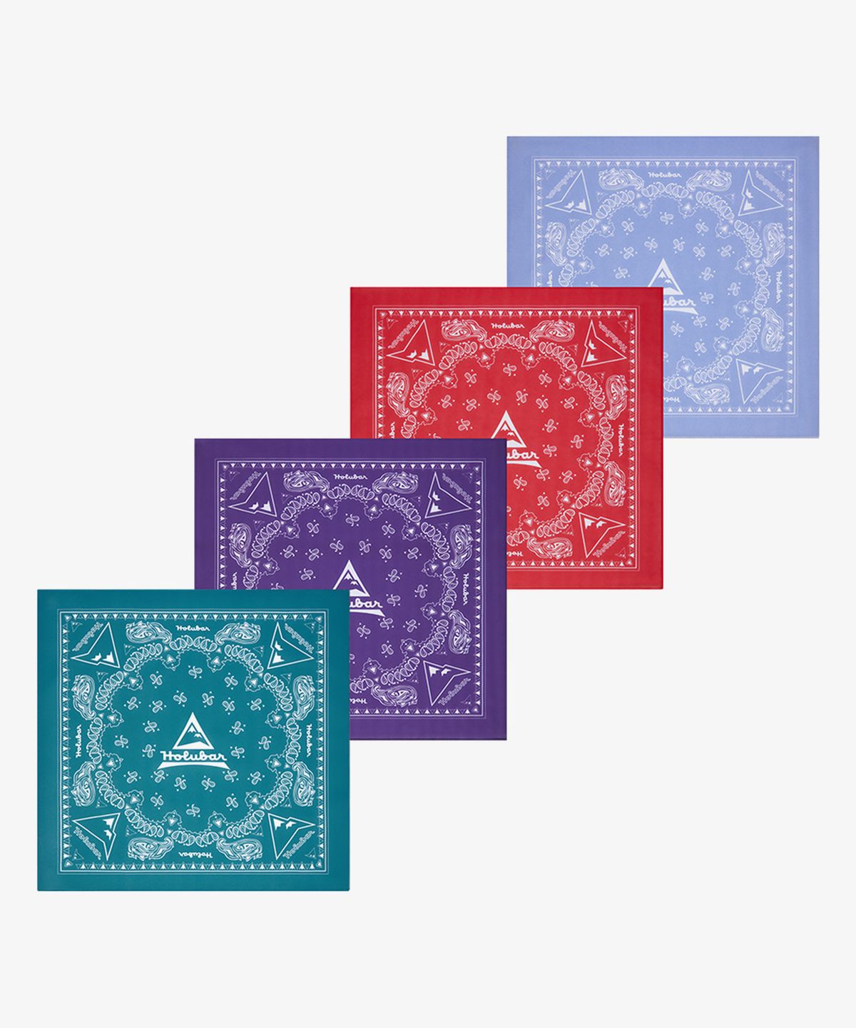 홀루바(HOLUBAR) Mountaineering Logo Bandana Purple