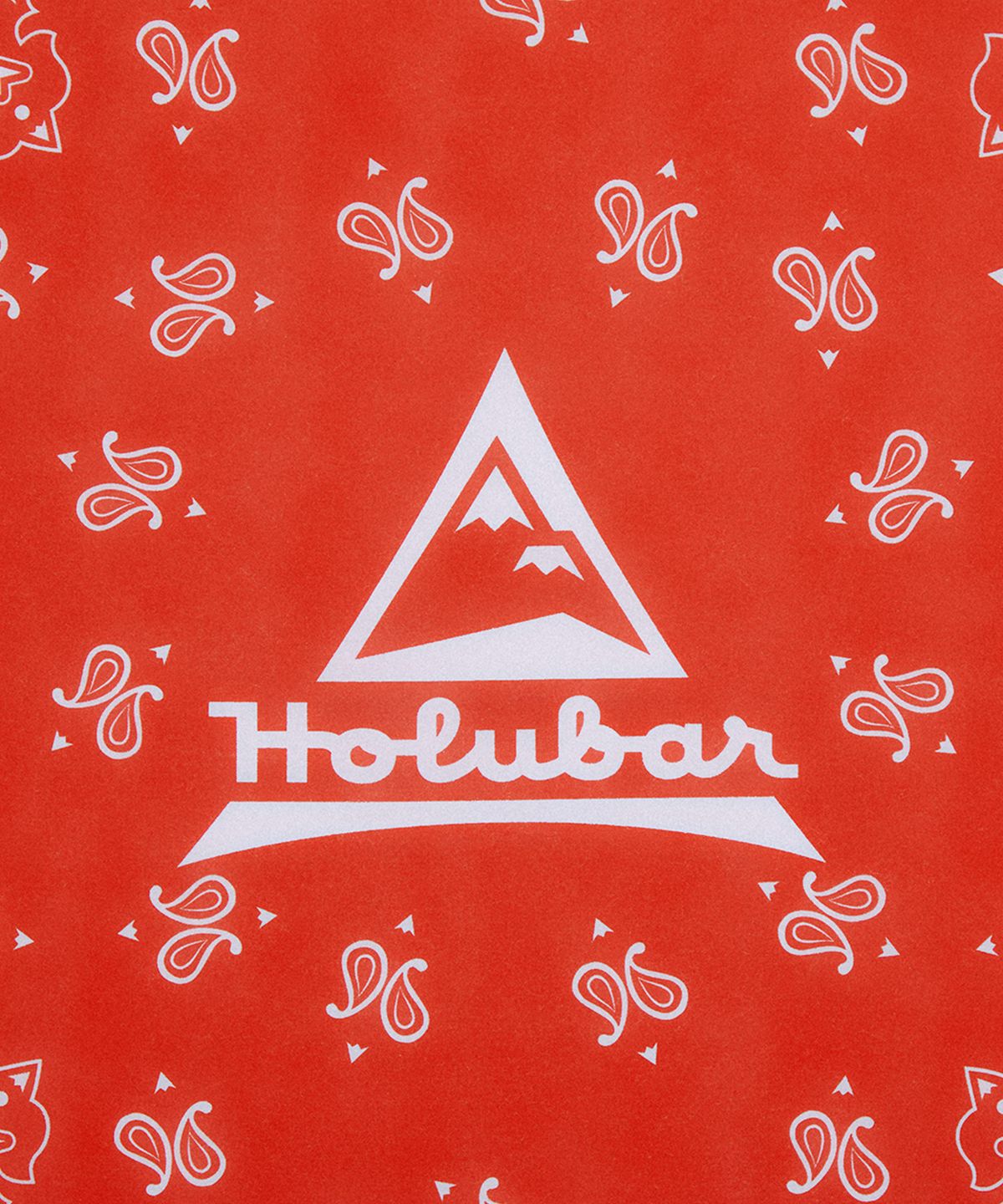 홀루바(HOLUBAR) Mountaineering Logo Bandana  Red