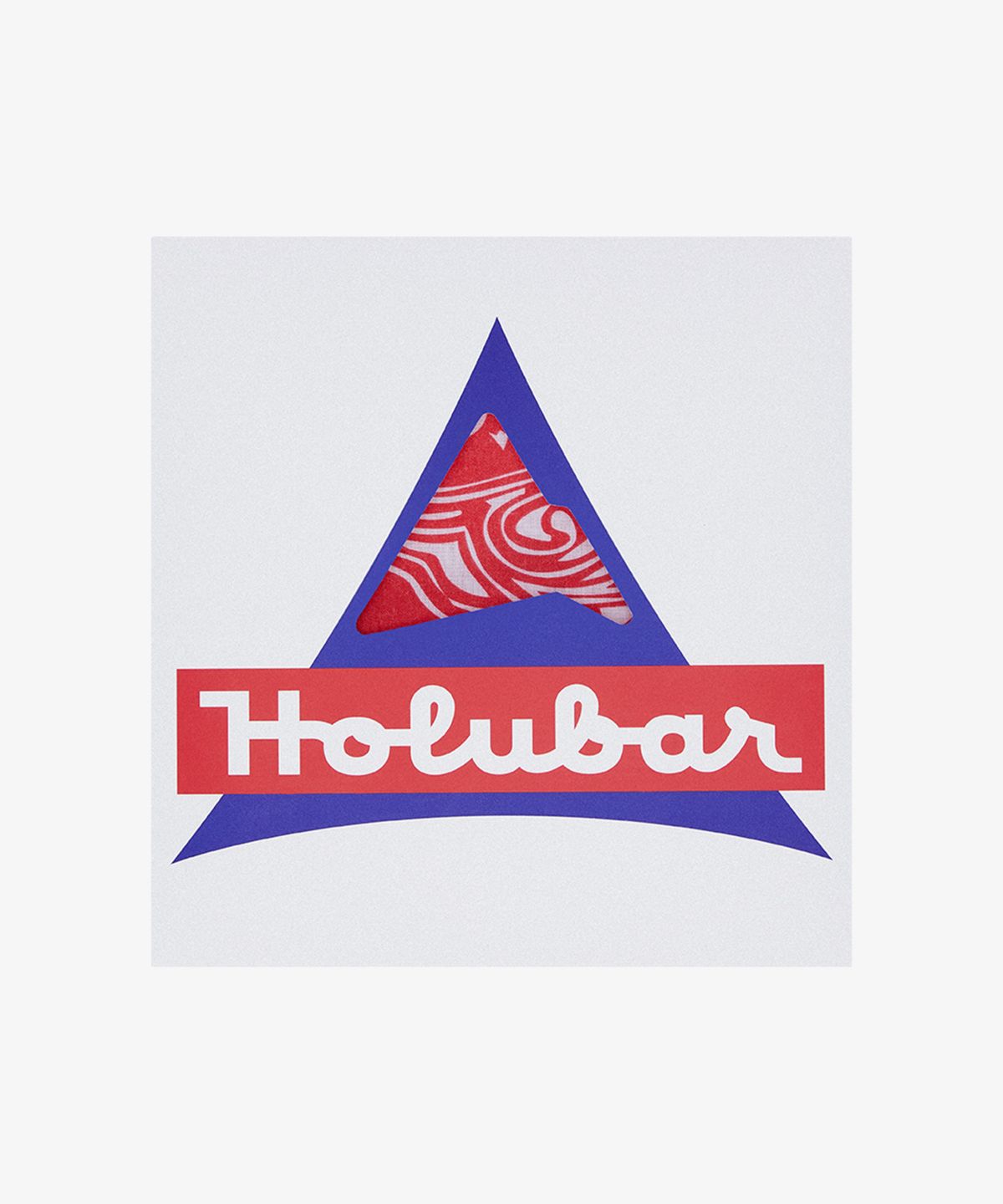 홀루바(HOLUBAR) Mountaineering Logo Bandana  Red