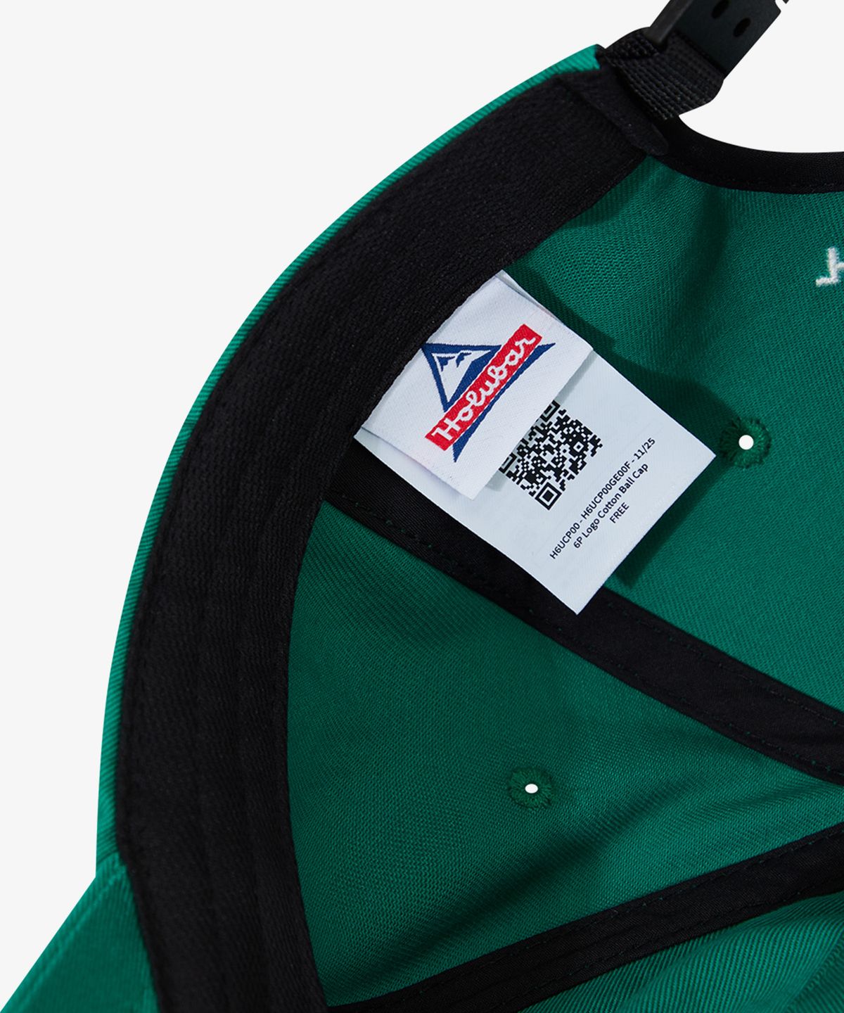 홀루바(HOLUBAR) 6P Logo Cotton Cap Green