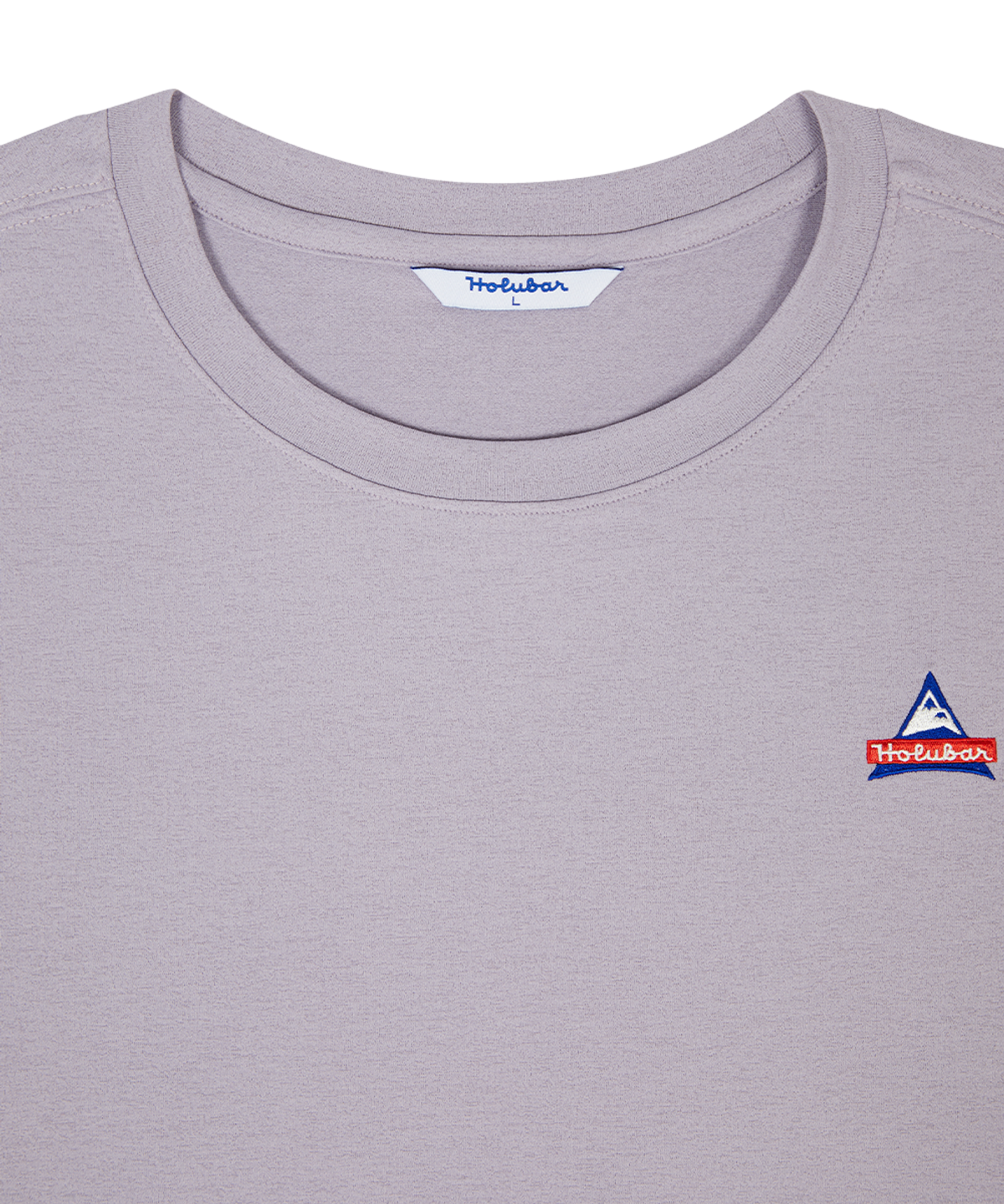 홀루바(HOLUBAR) Flatirons Logo T Shirt Purple