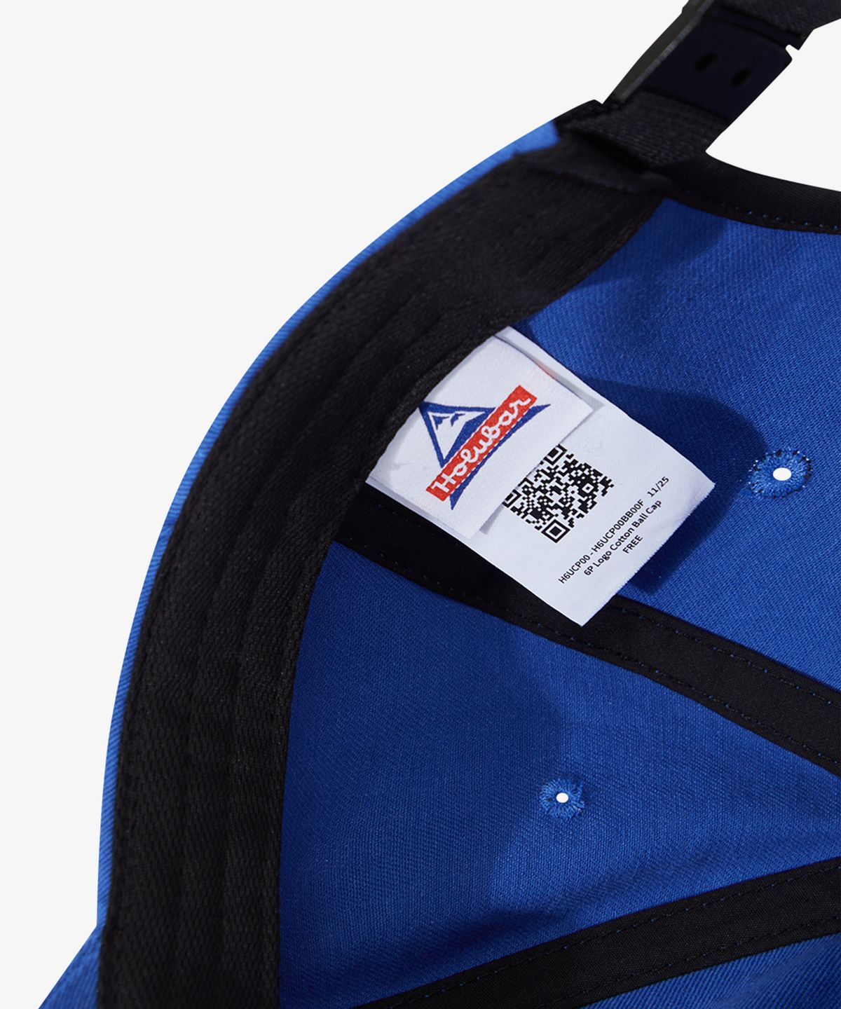 홀루바(HOLUBAR) 6P Logo Cotton Cap Blue