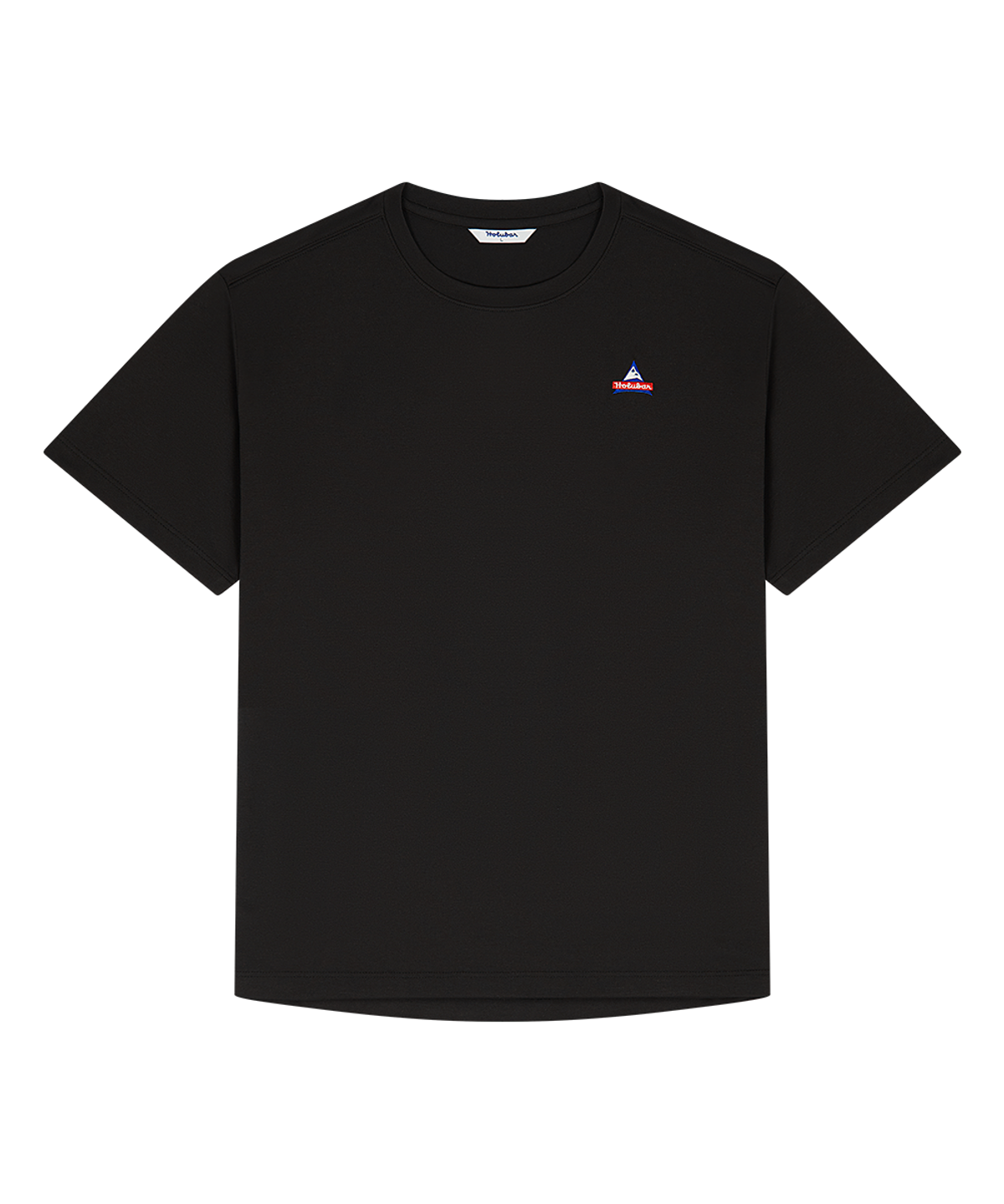 홀루바(HOLUBAR) Lettering Logo T Shirt Black