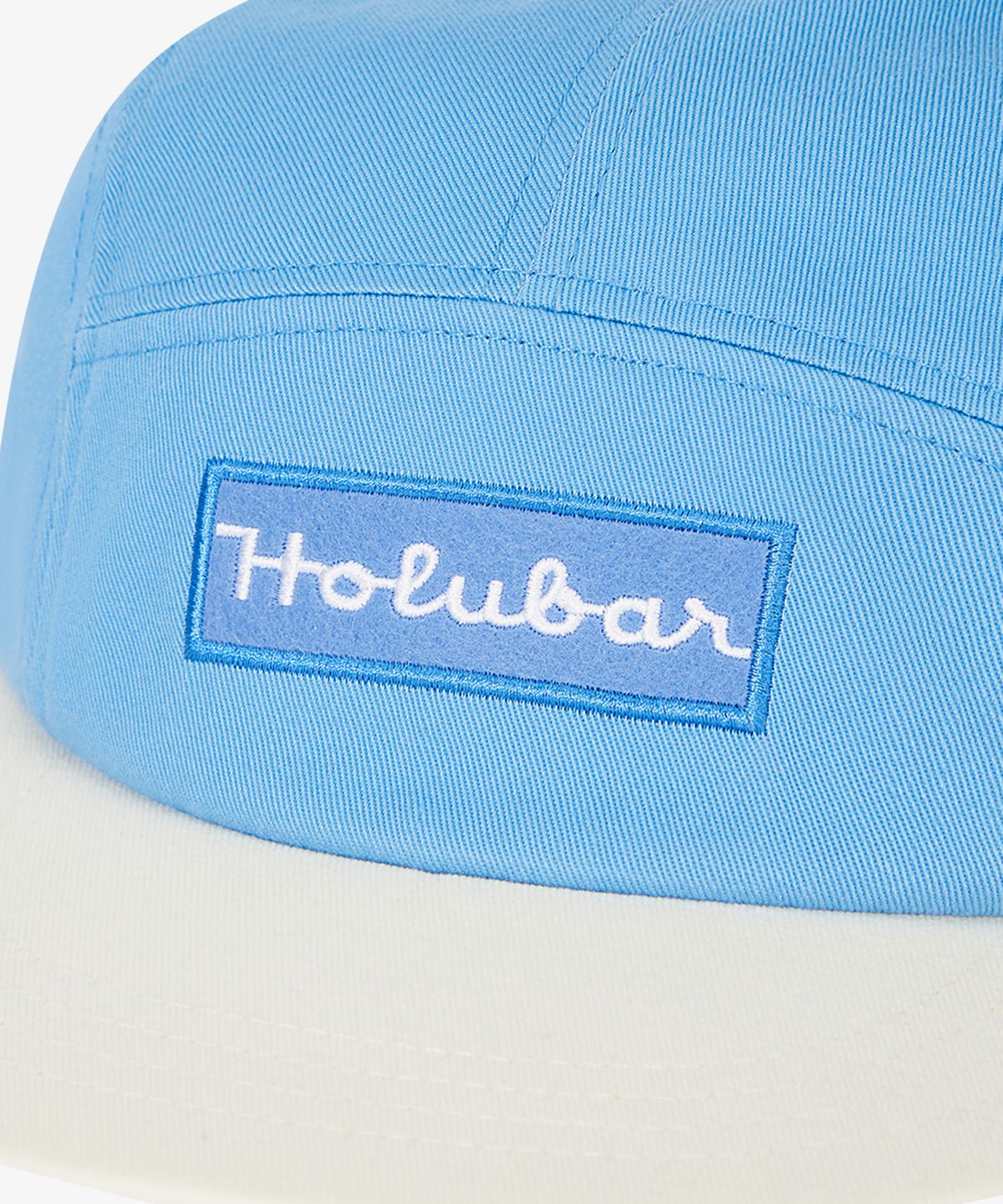 홀루바(HOLUBAR) 5P Logo Two-tone Camp Cap Blue