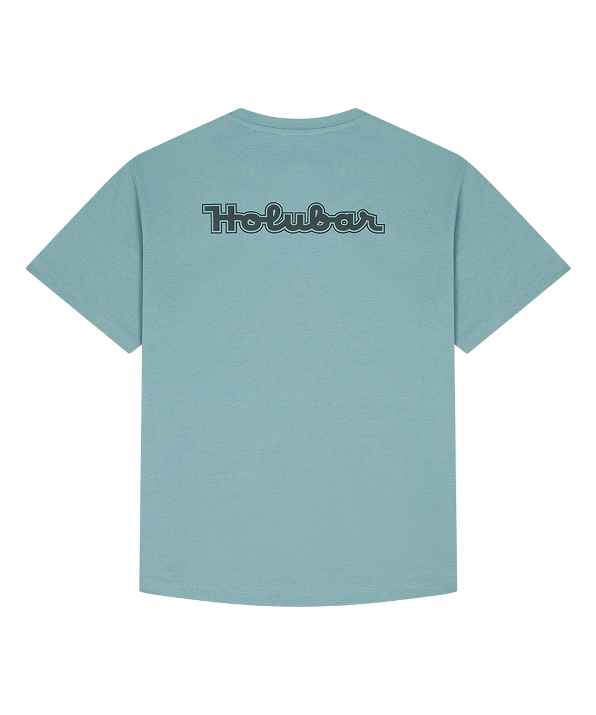 홀루바(HOLUBAR) Lettering Logo T Shirt Green