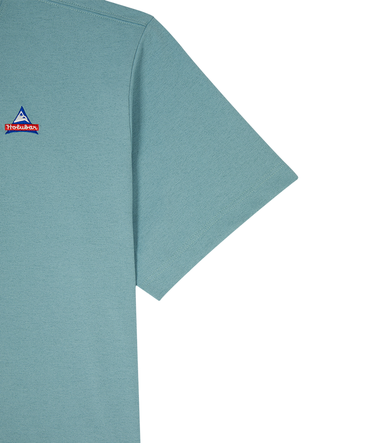 홀루바(HOLUBAR) Lettering Logo T Shirt Green