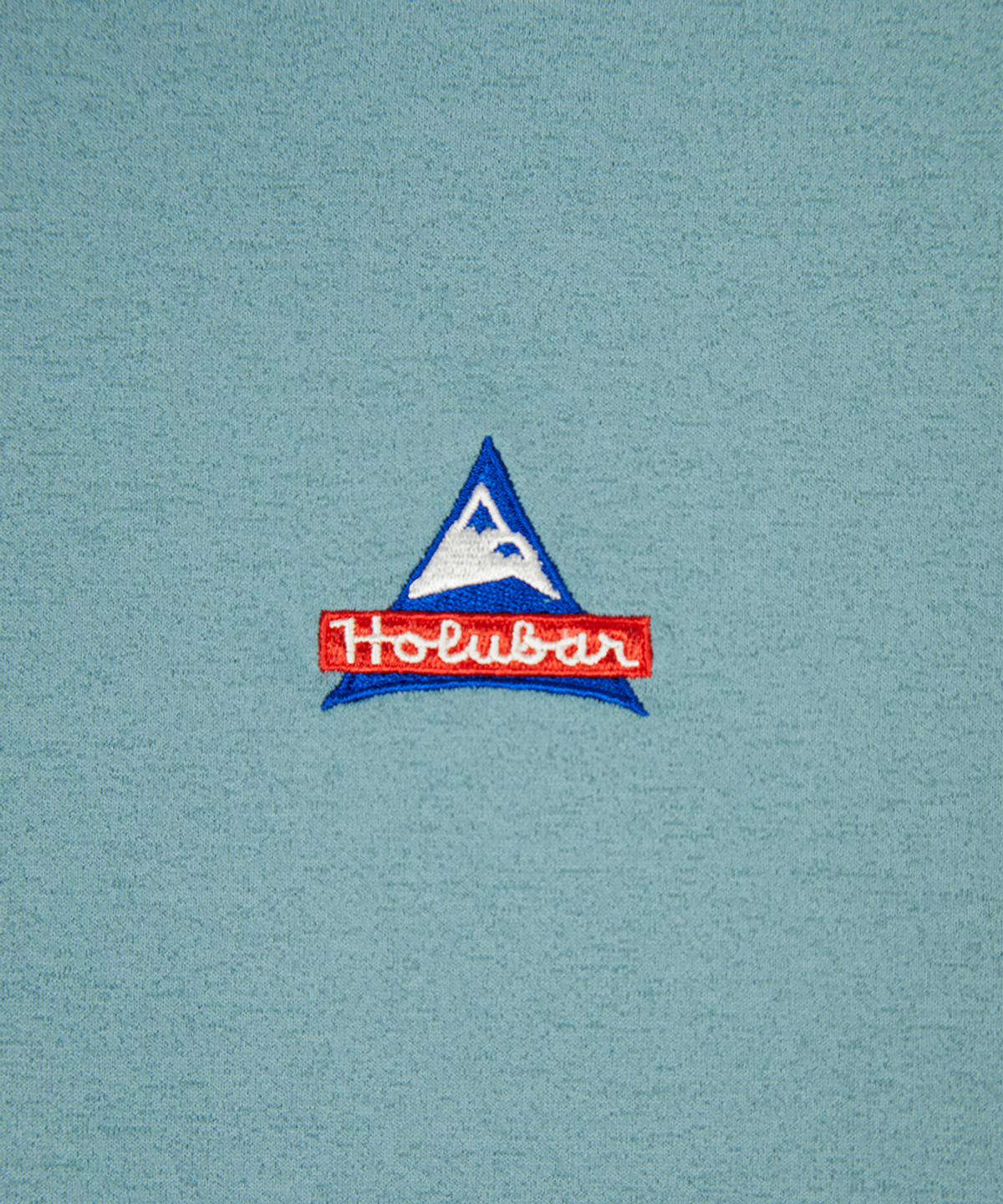 홀루바(HOLUBAR) Lettering Logo T Shirt Green