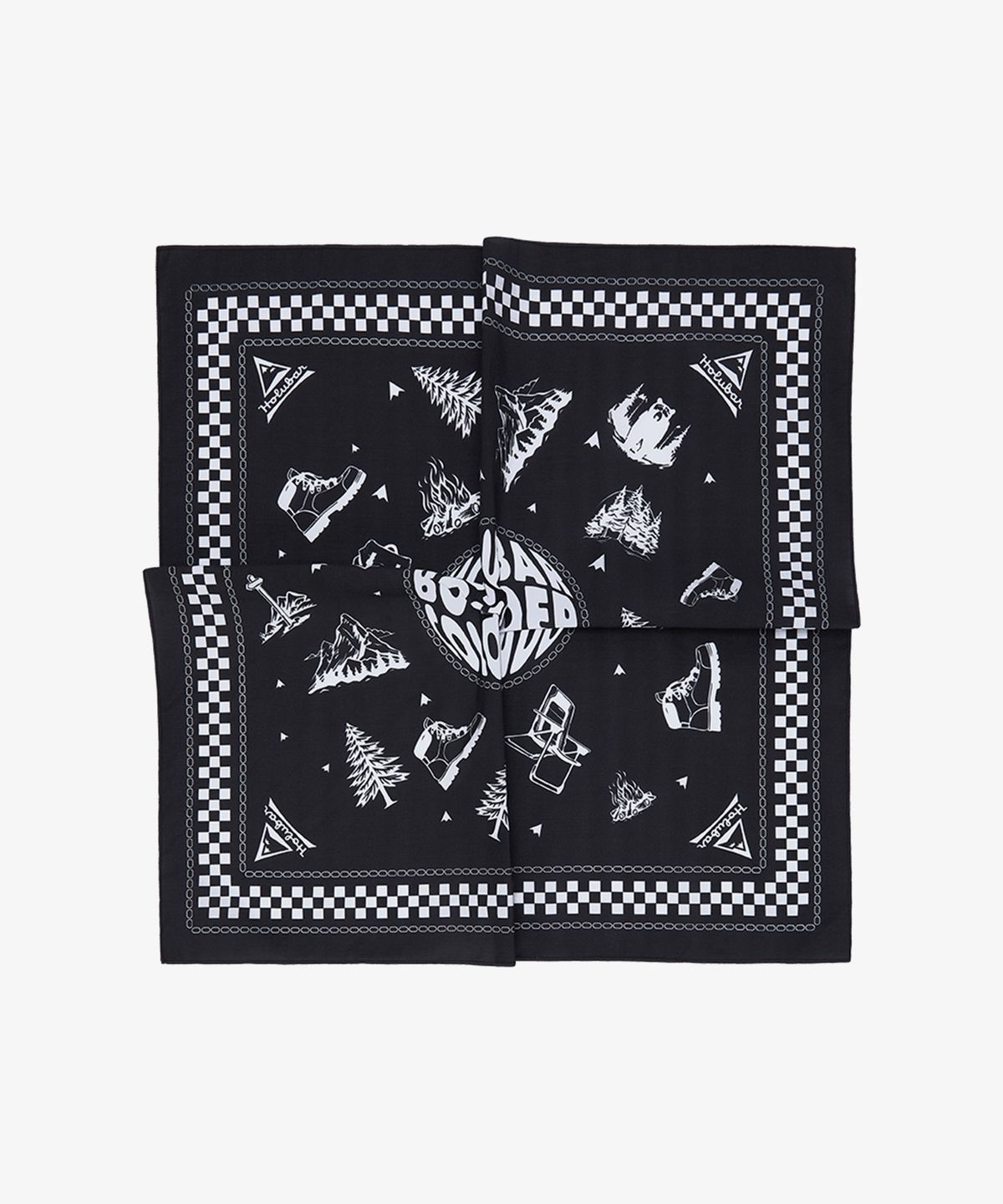 홀루바(HOLUBAR) Mountaineering Boulder Bandana Black