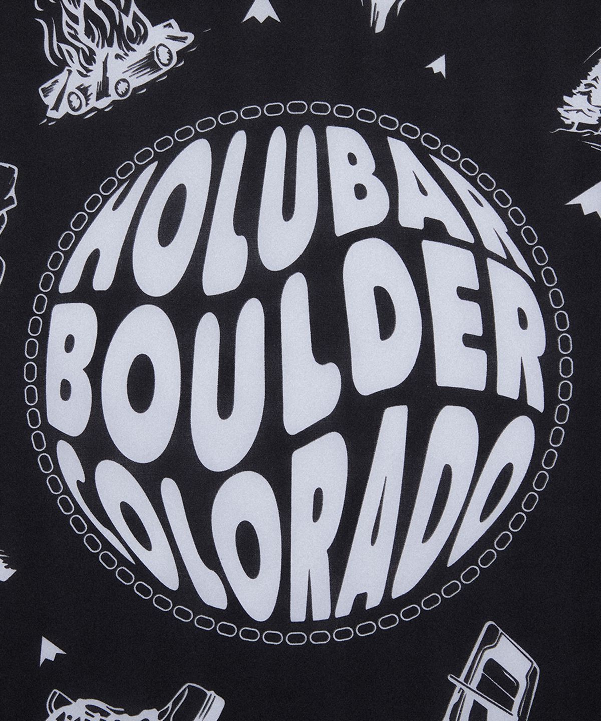 홀루바(HOLUBAR) Mountaineering Boulder Bandana Black