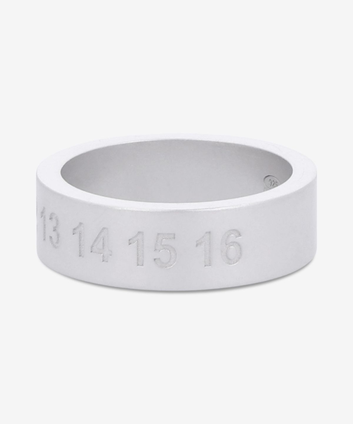 메종 마르지엘라(MAISON MARGIELA) 넘버 레퍼런스 6.5MM 반지 - 실버 / SM1UQ0120P8863101